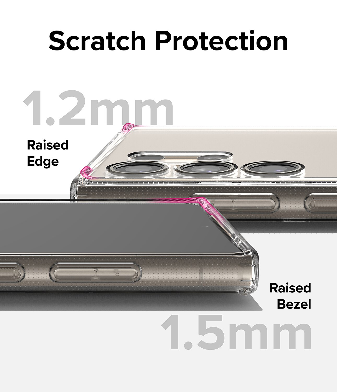 Fusion Case Samsung Galaxy S24 Ultra Transparent