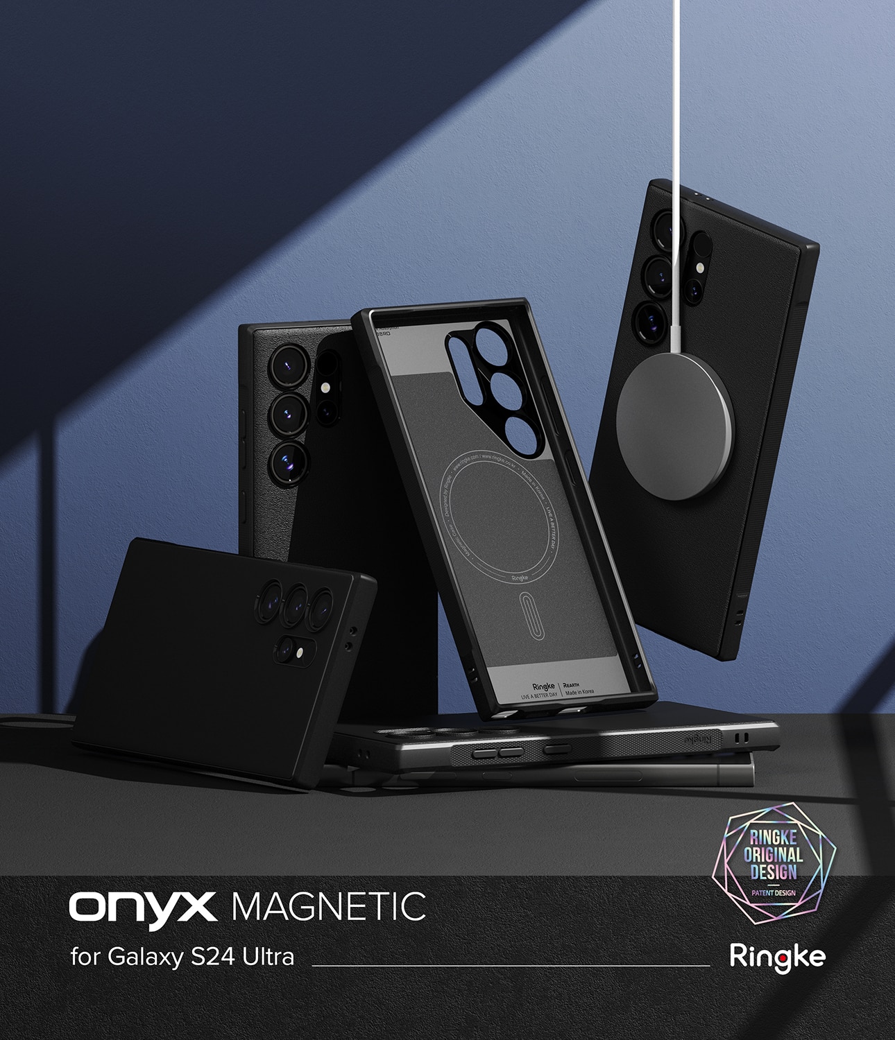 Onyx Magnetic Case Samsung Galaxy S24 Ultraa Black