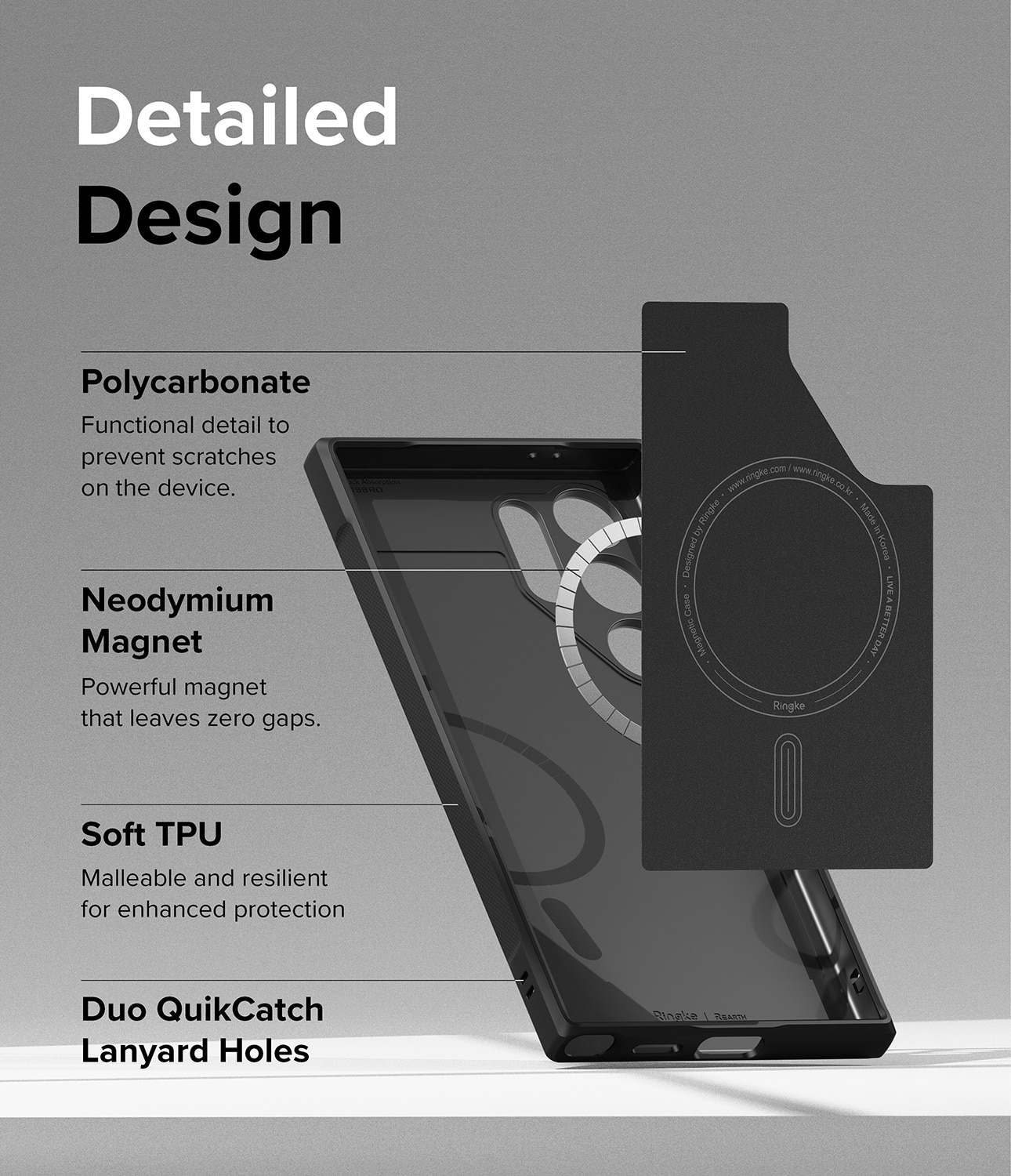 Onyx Magnetic Case Samsung Galaxy S24 Ultraa Black