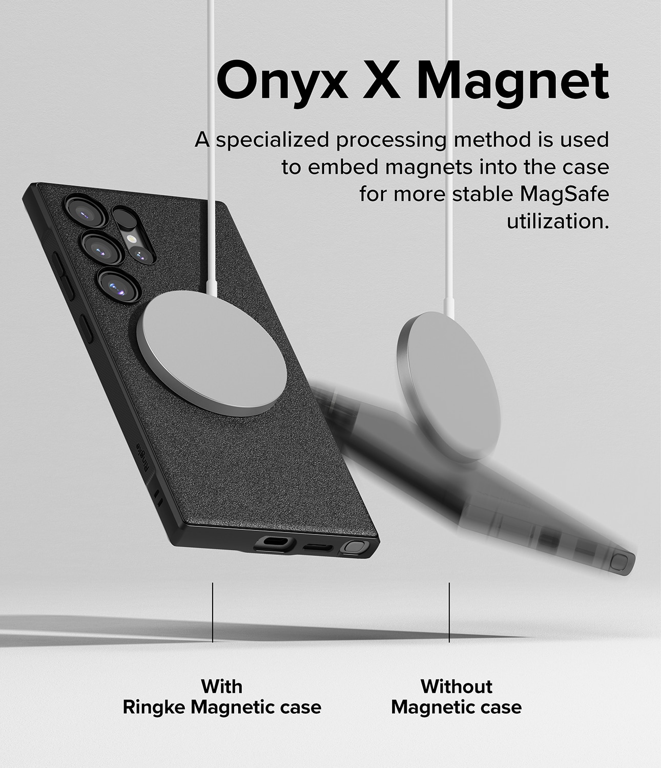 Onyx Magnetic Case Samsung Galaxy S24 Ultraa Black