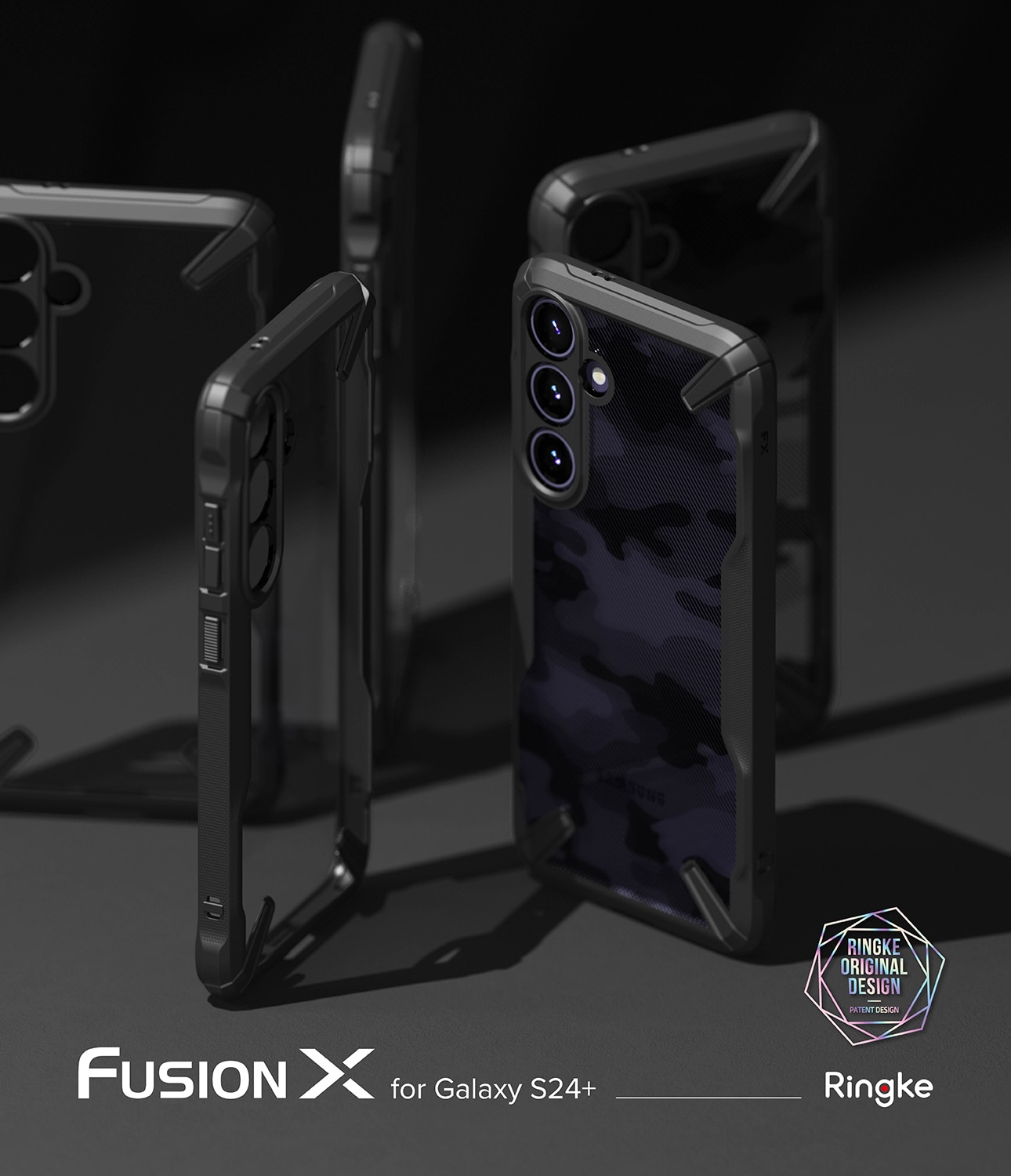 Fusion X Case Samsung Galaxy S24 schwarz