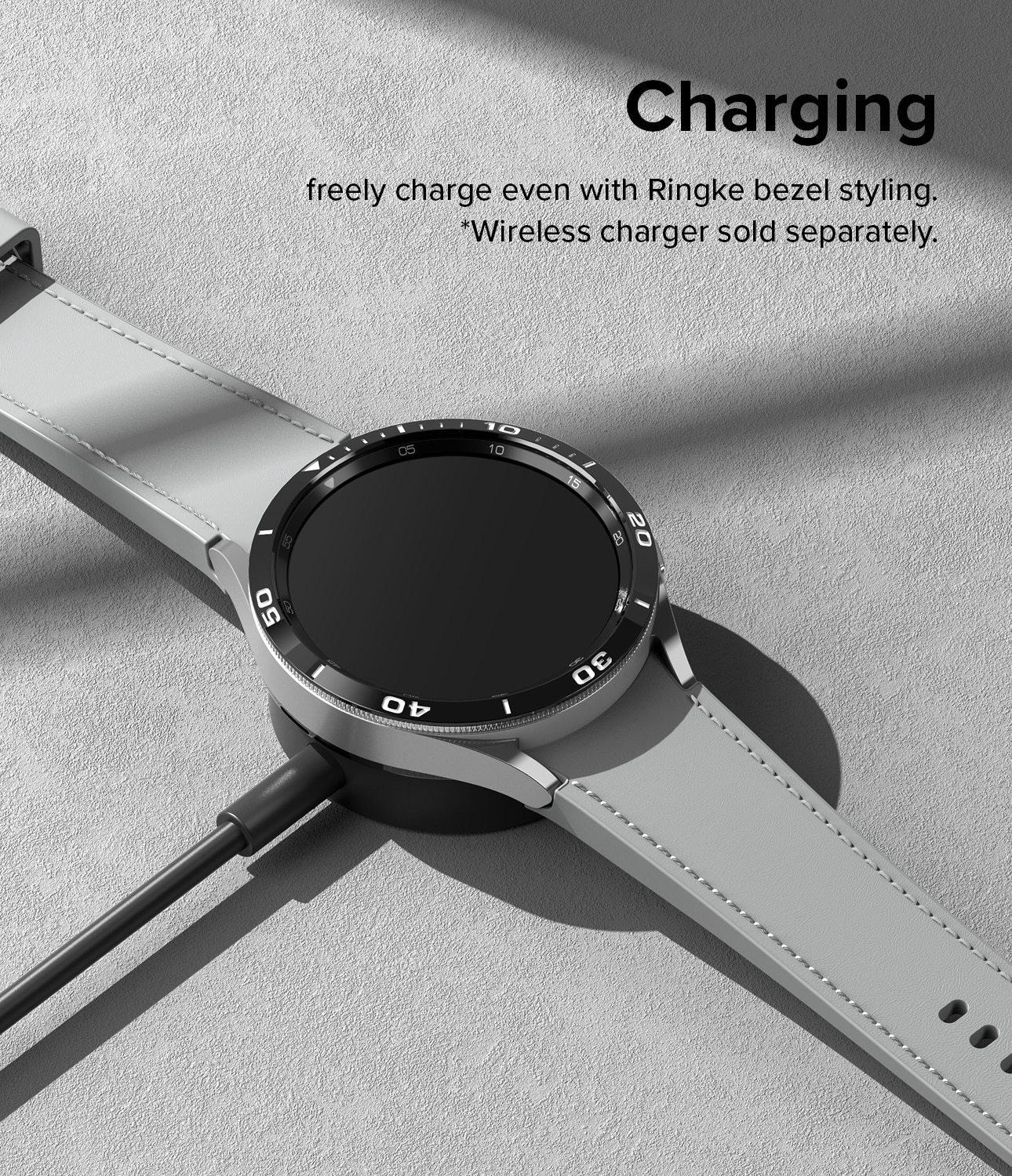 Bezel Styling Samsung Galaxy Watch 6 Classic 43mm  Schwarz