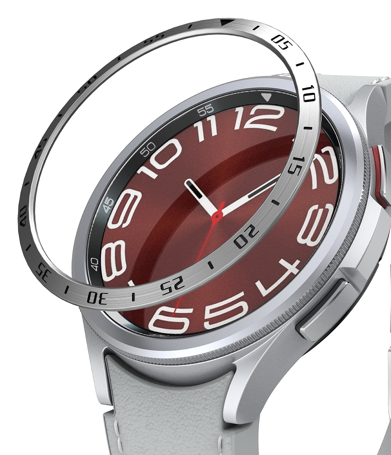 Bezel Styling Samsung Galaxy Watch 6 Classic 47mm  Silber