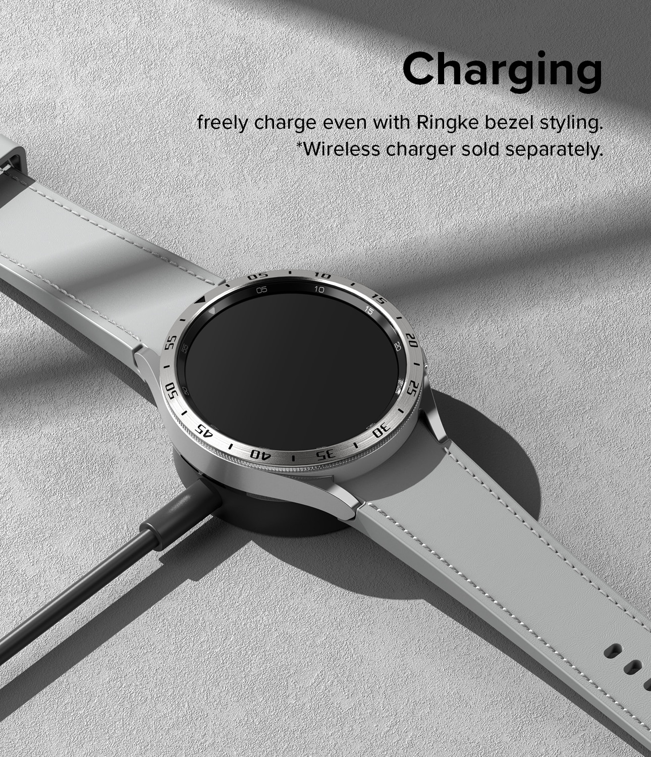 Bezel Styling Samsung Galaxy Watch 6 Classic 47mm  Silber