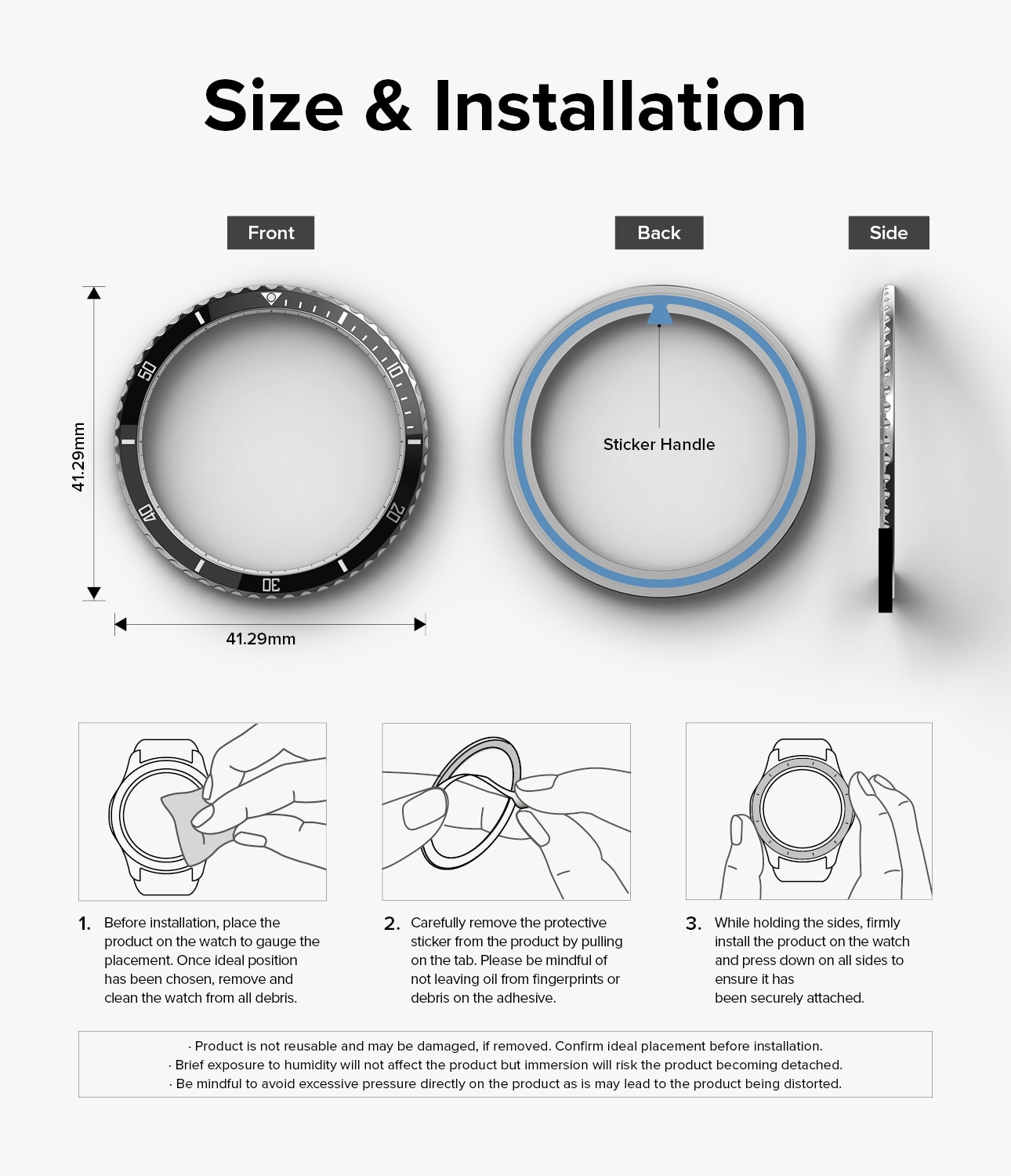 Bezel Styling Samsung Galaxy Watch 6 40mm Fluted