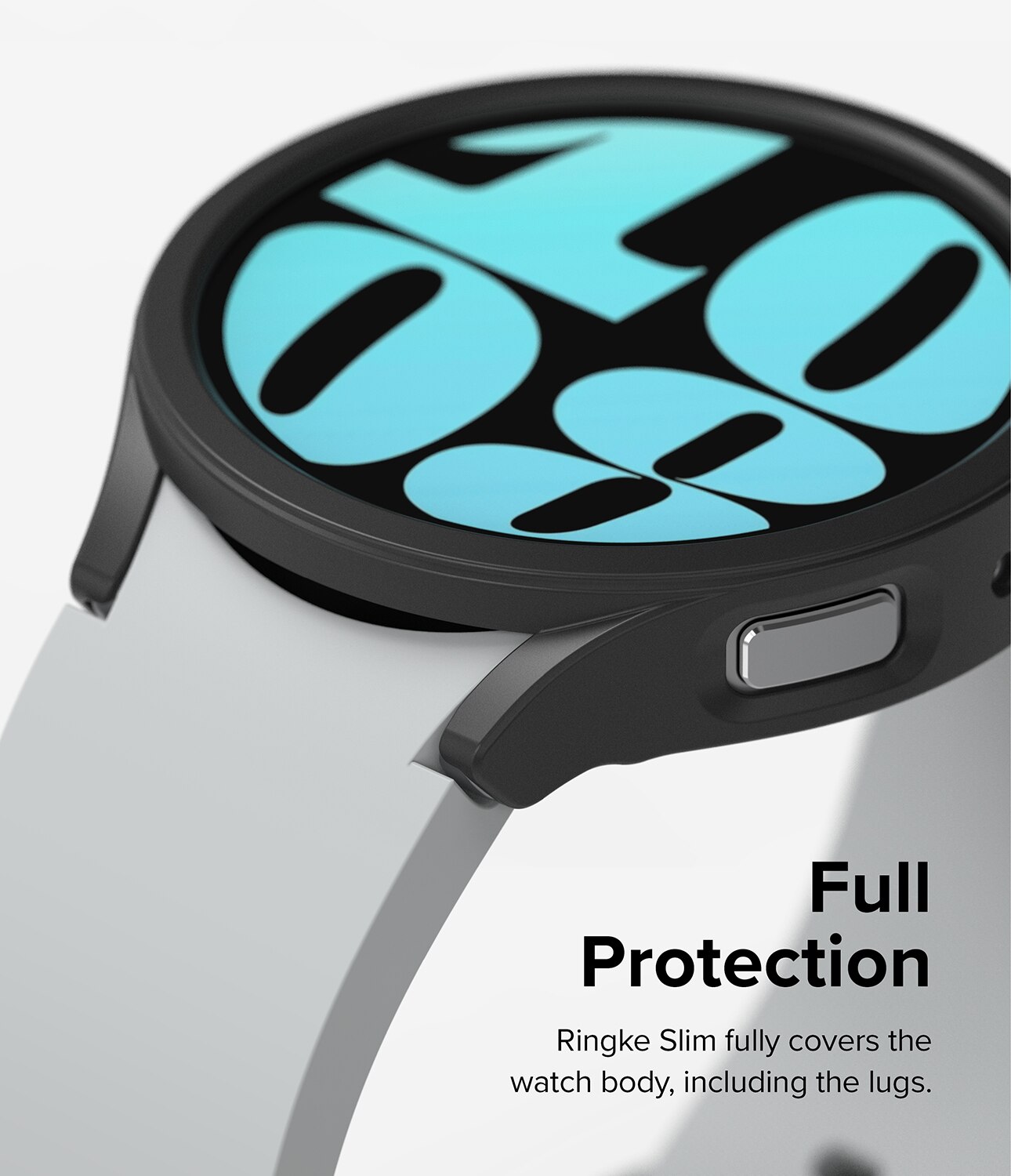 Slim Case (2 Stück) Samsung Galaxy Watch 6 44mm Matte Black & Clear