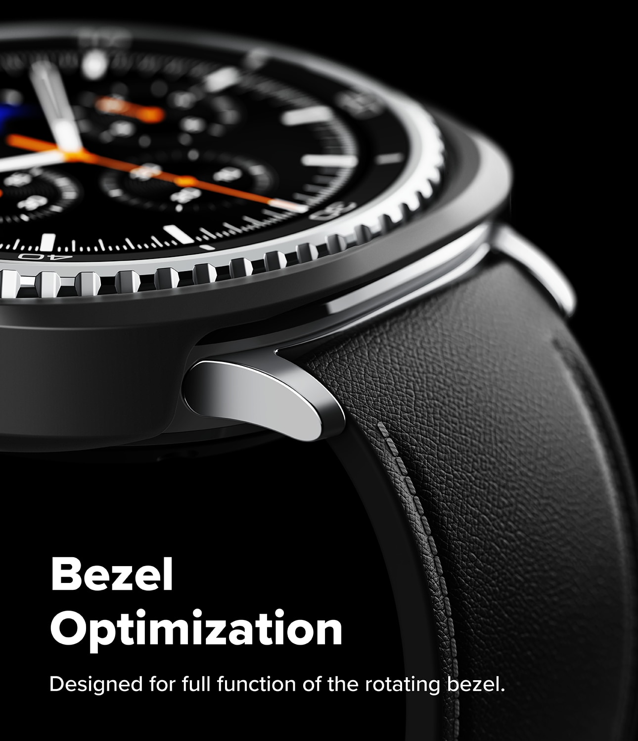 Slim Case (2 Stück) Samsung Galaxy Watch 8 Classic Matte Black & Clear