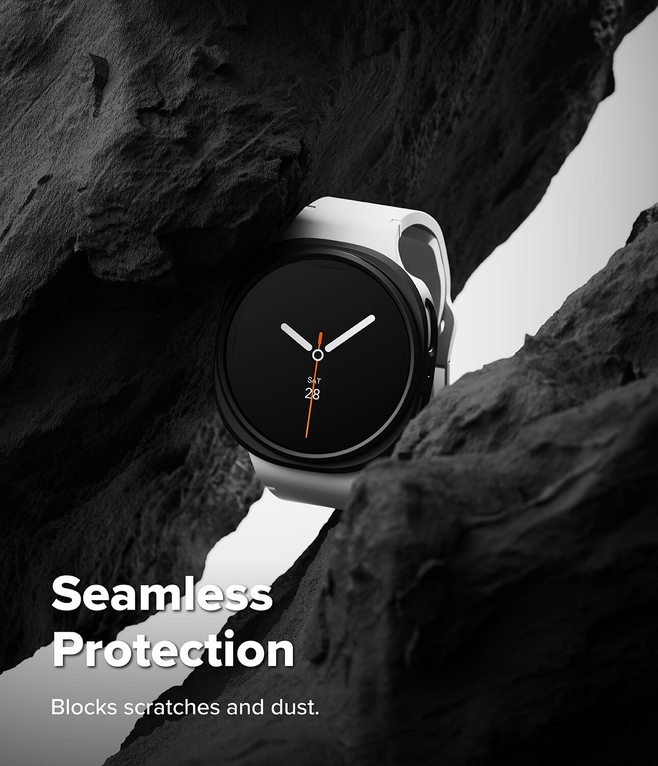 Slim Case (2 Stück) Samsung Galaxy Watch 8 40mm Matte Black & Clear