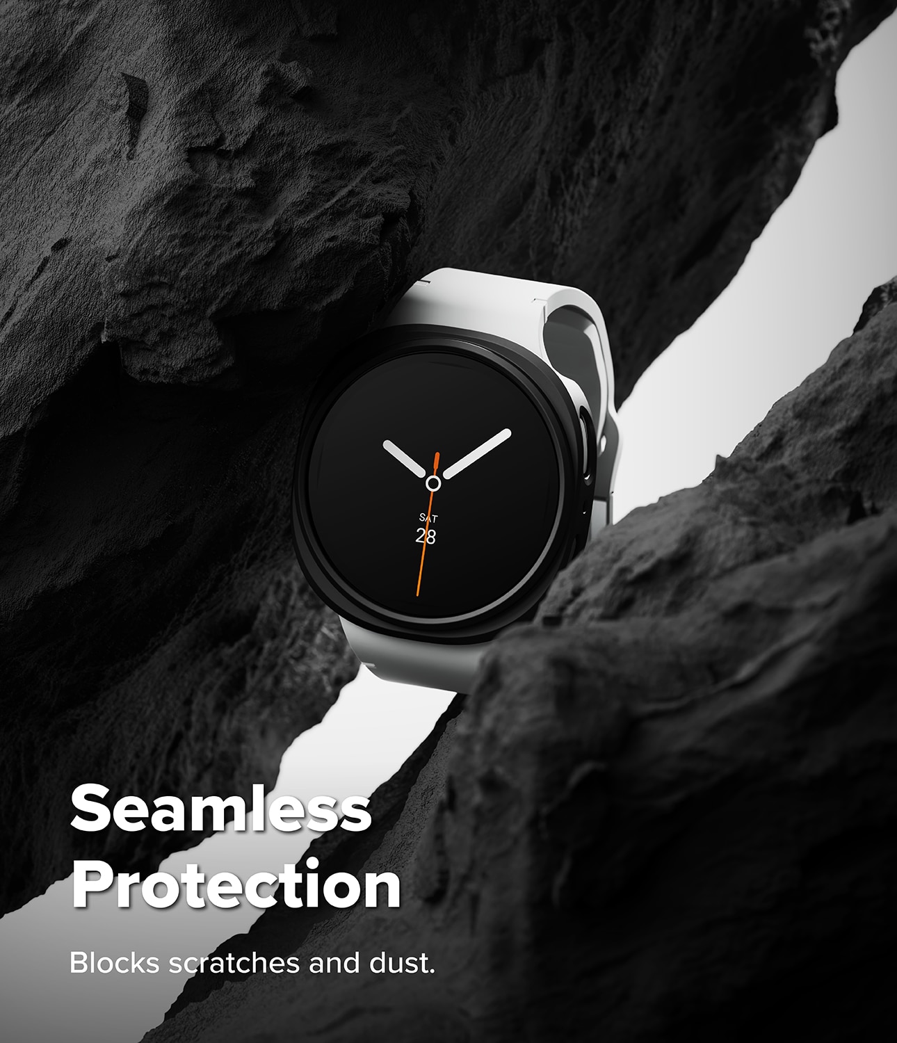 Slim Case (2 Stück) Samsung Galaxy Watch 8 44mm Matte Black & Clear