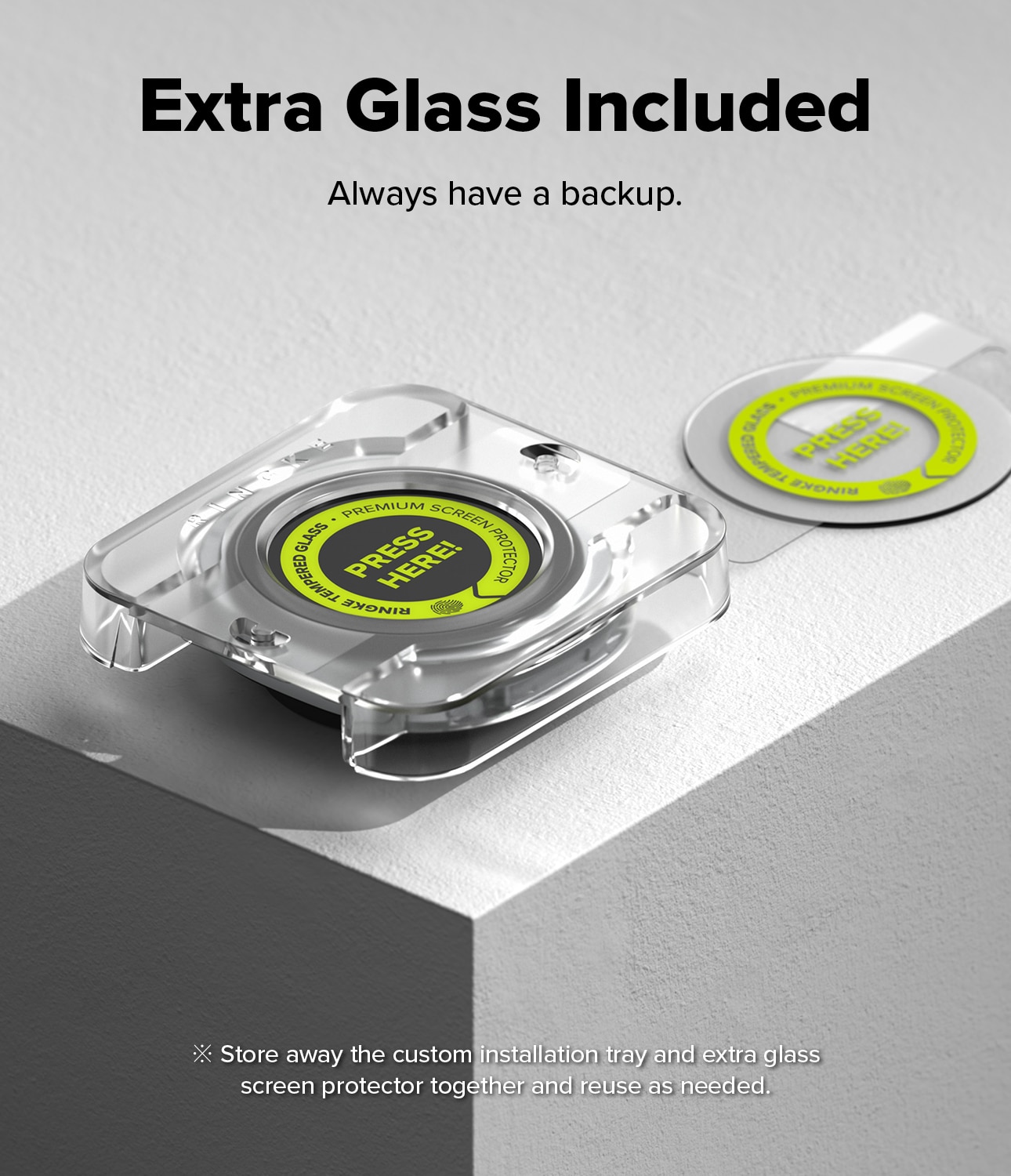 Screen Tempered Glass Pro (2-pack) Samsung Galaxy Watch 8 44mm