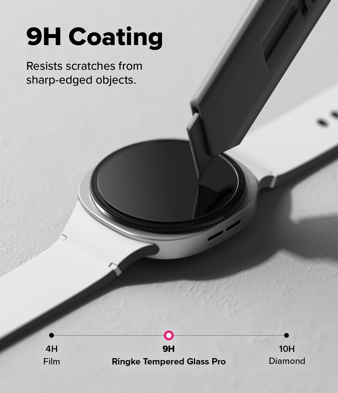 Screen Tempered Glass Pro (2-pack) Samsung Galaxy Watch 8 44mm