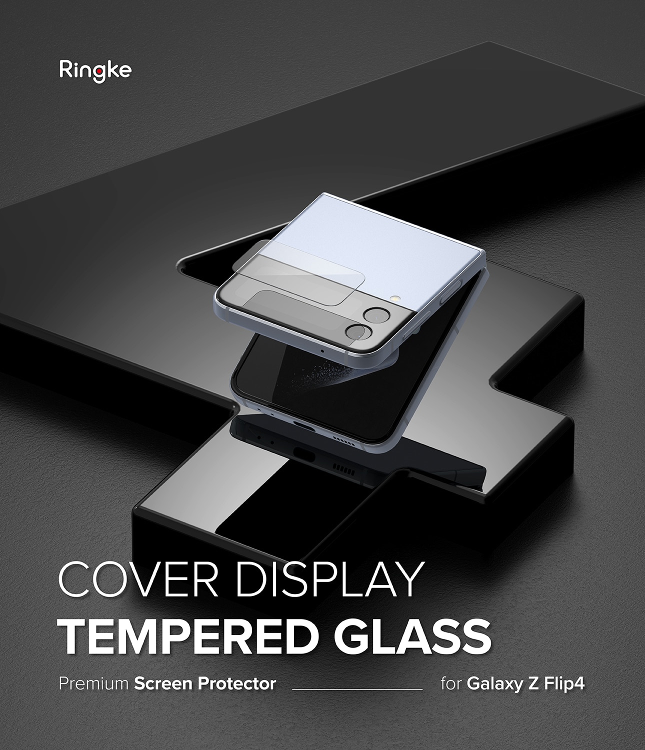 Cover Display Tempered Glass (3-pack) Galaxy Z Flip 4