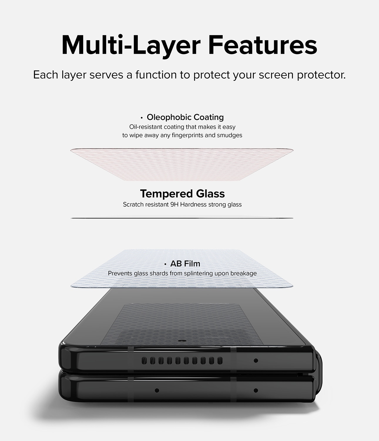 Cover Display Tempered Glass (3-pack) Galaxy Z Flip 4