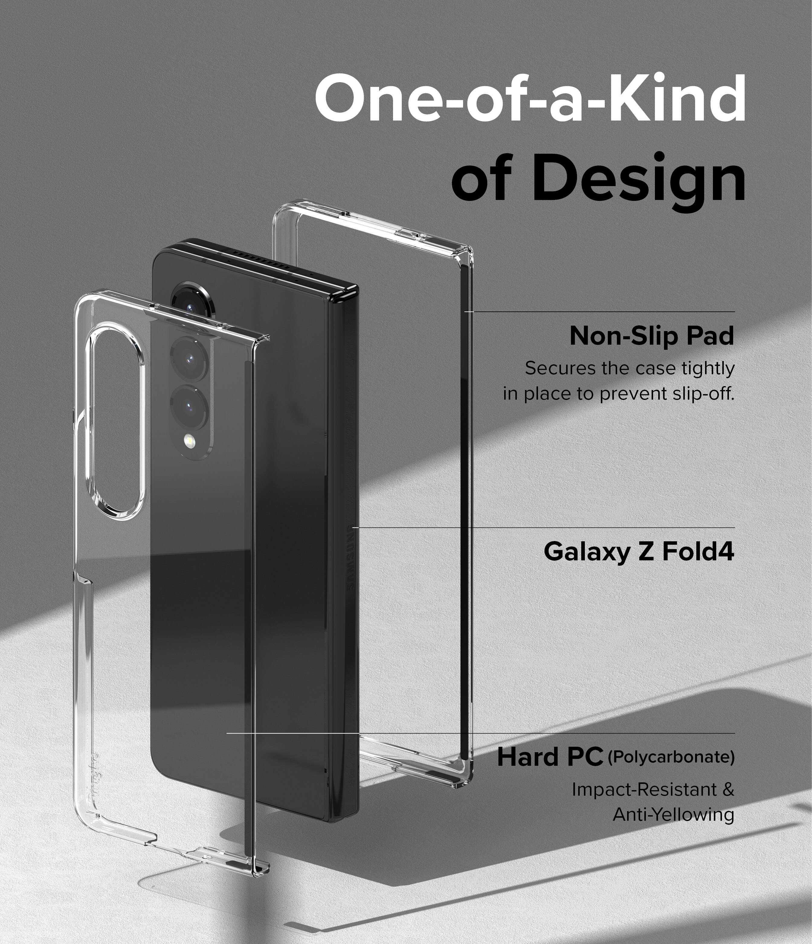 Slim Case Samsung Galaxy Z Fold 4 Transparent