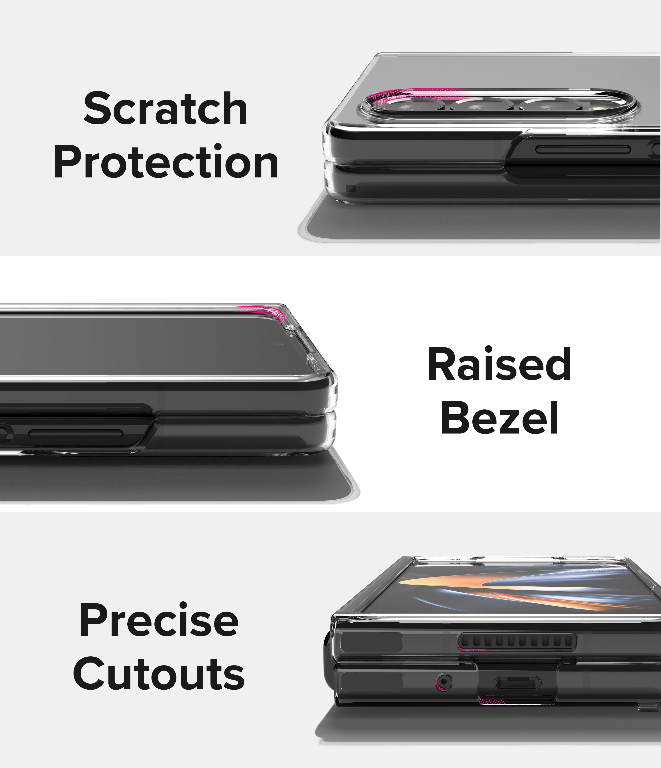 Slim Case Samsung Galaxy Z Fold 4 Transparent