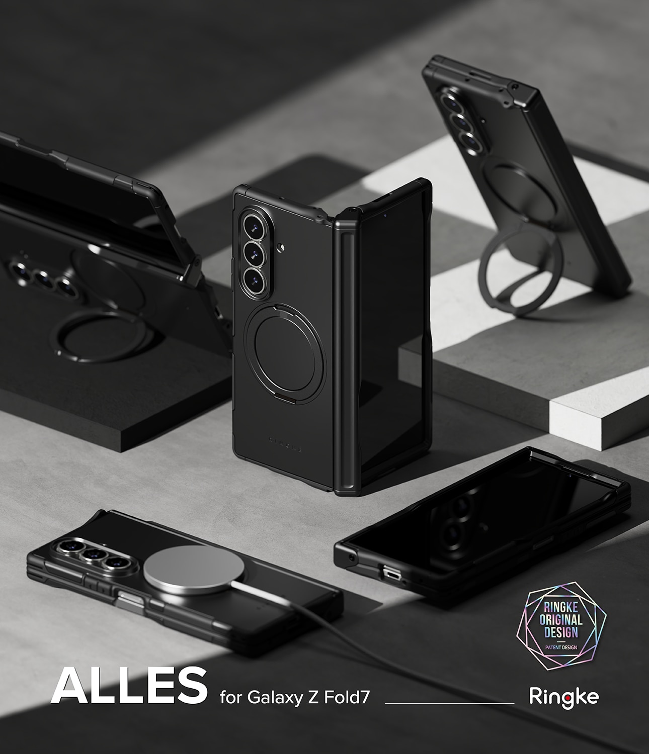 Alles Magnetic Case Samsung Galaxy Z Fold 7 schwarz