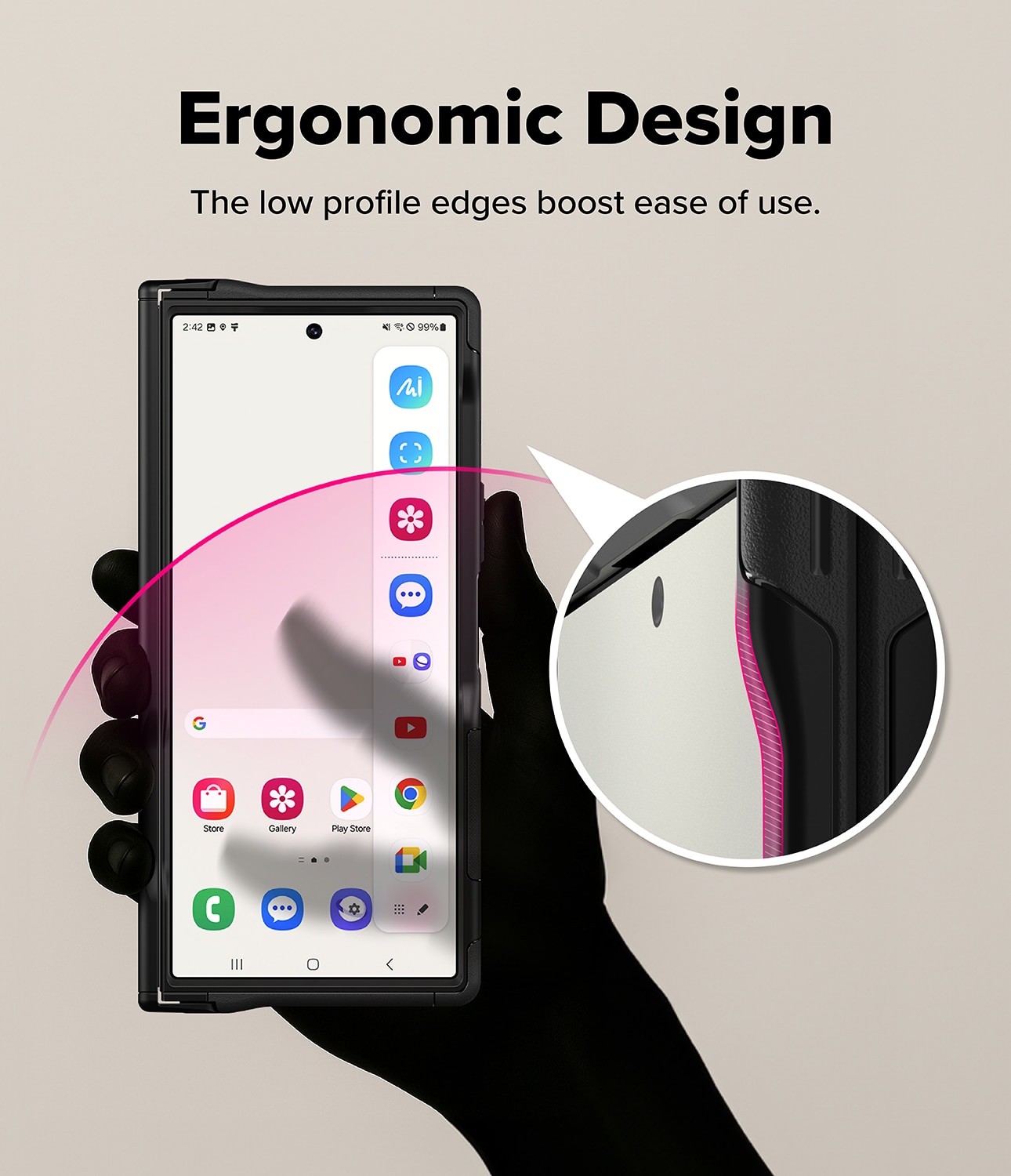 Alles Magnetic Case Samsung Galaxy Z Fold 7 schwarz