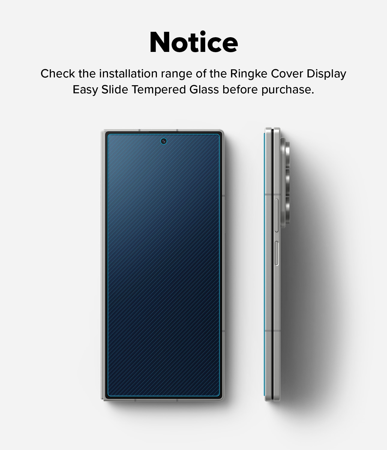 Cover Display Easy Slide Glass (2-pack) Samsung Galaxy Z Fold 7