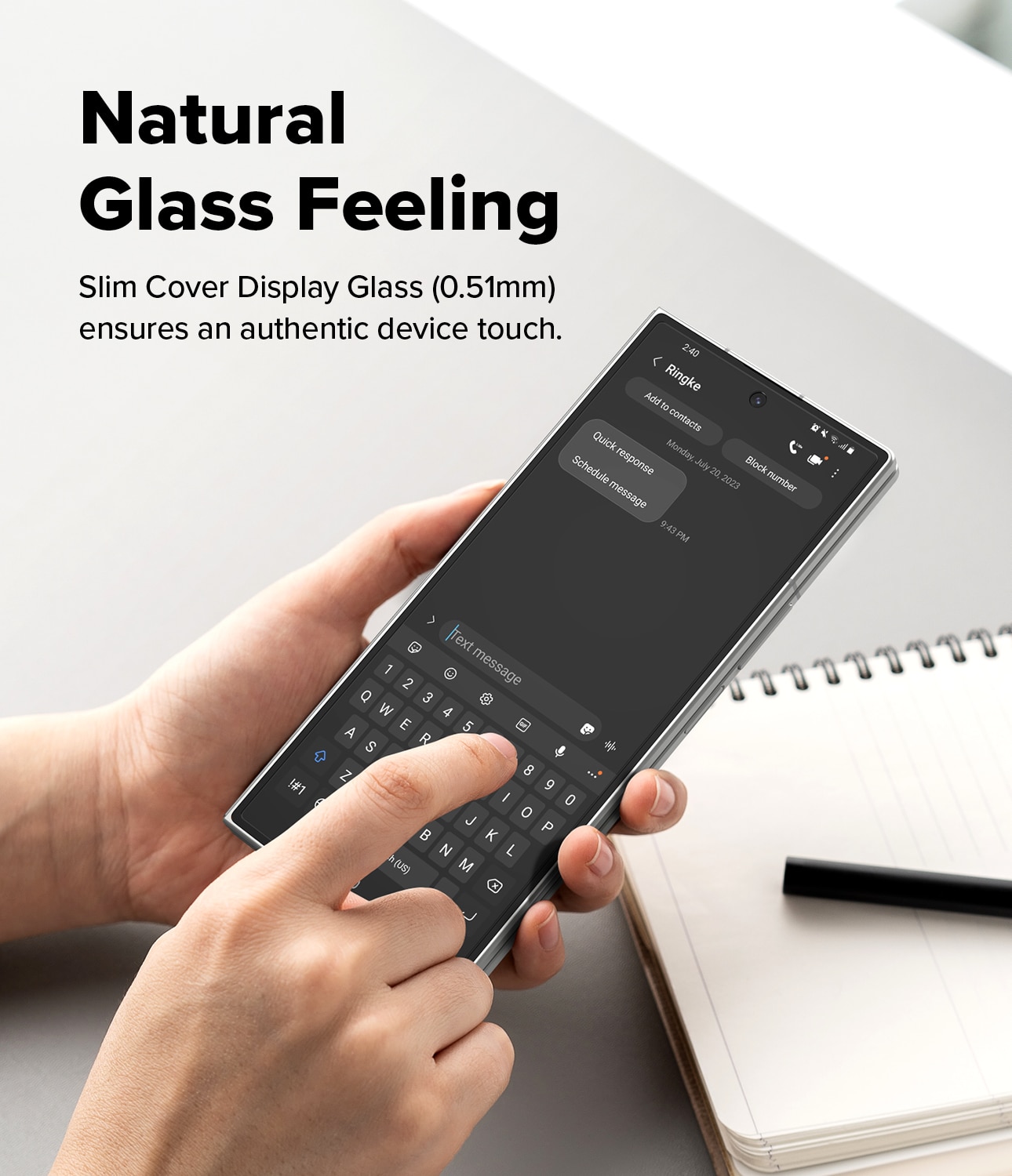 Cover Display Easy Slide Glass (2-pack) Samsung Galaxy Z Fold 7