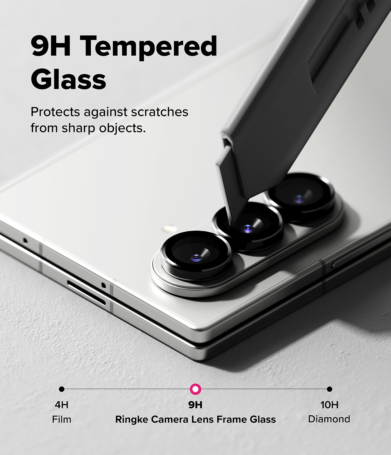 Camera Lens Frame Glass (2 Stück) Samsung Galaxy Z Fold 7 Black
