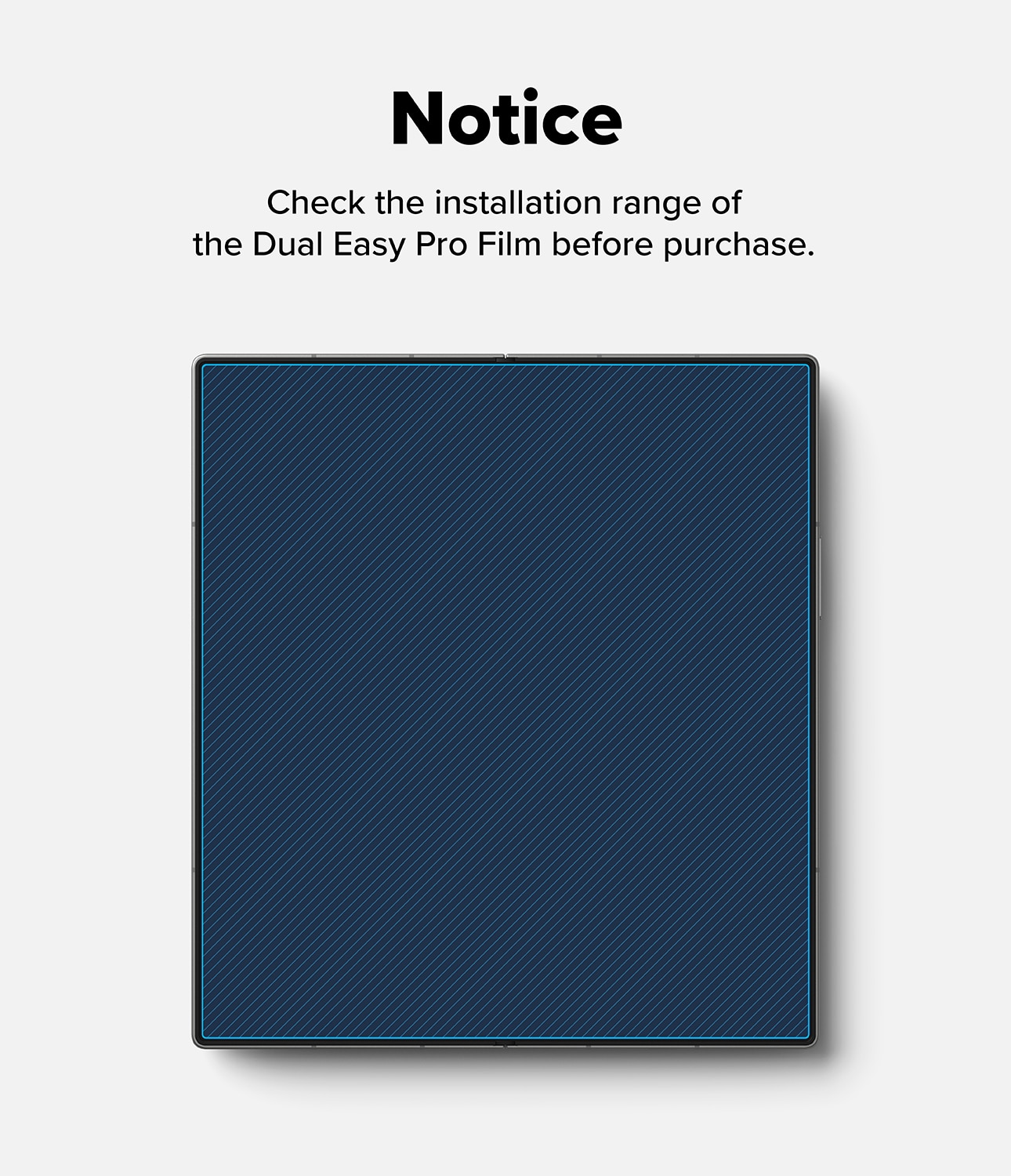 Dual Easy Pro Screen Protector (2 Stück) Samsung Galaxy Z Fold 7