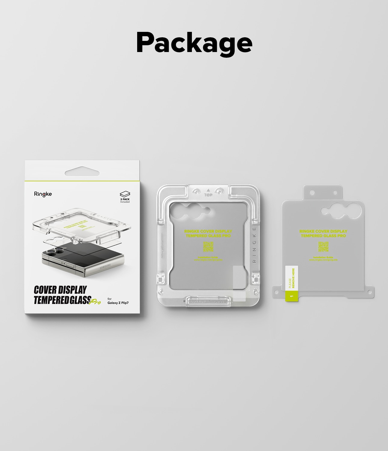Cover Display Tempered Glass Pro (2-pack) Samsung Galaxy Z Flip 7