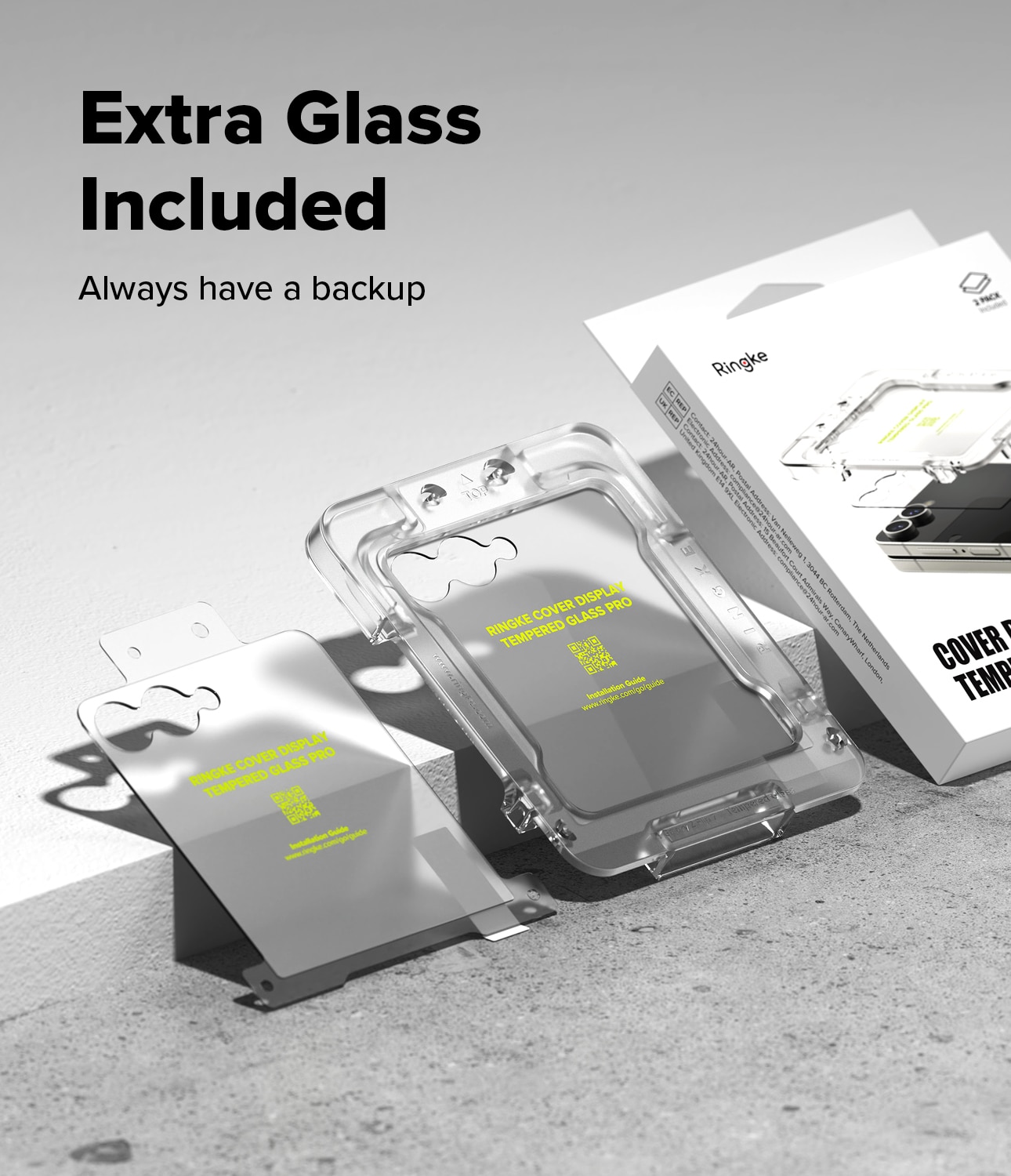Cover Display Tempered Glass Pro (2-pack) Samsung Galaxy Z Flip 7