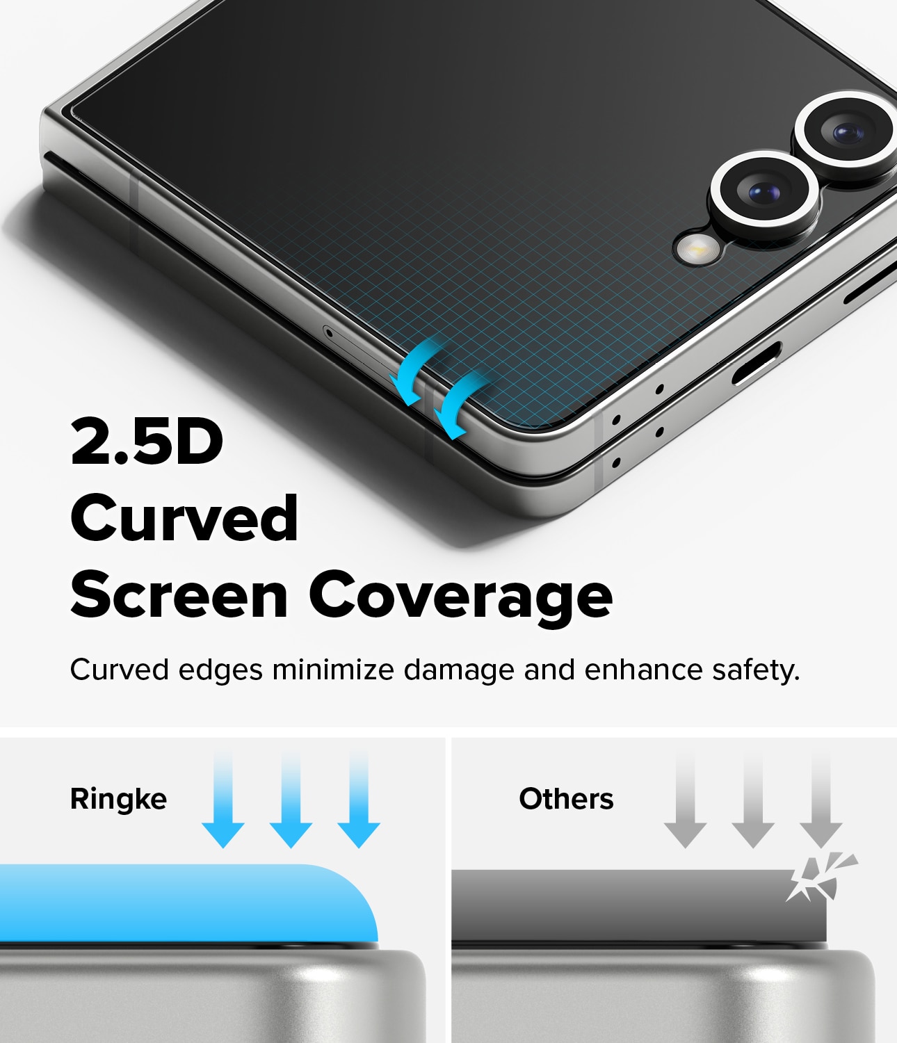 Cover Display Tempered Glass Pro (2-pack) Samsung Galaxy Z Flip 7