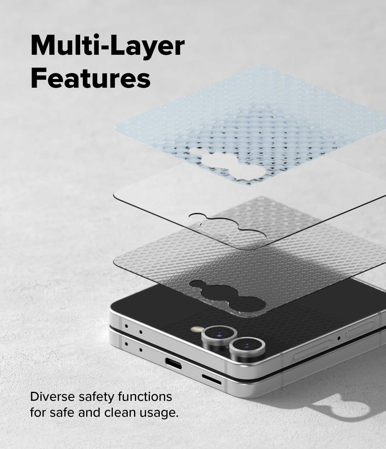Cover Display Tempered Glass Pro (2-pack) Samsung Galaxy Z Flip 7