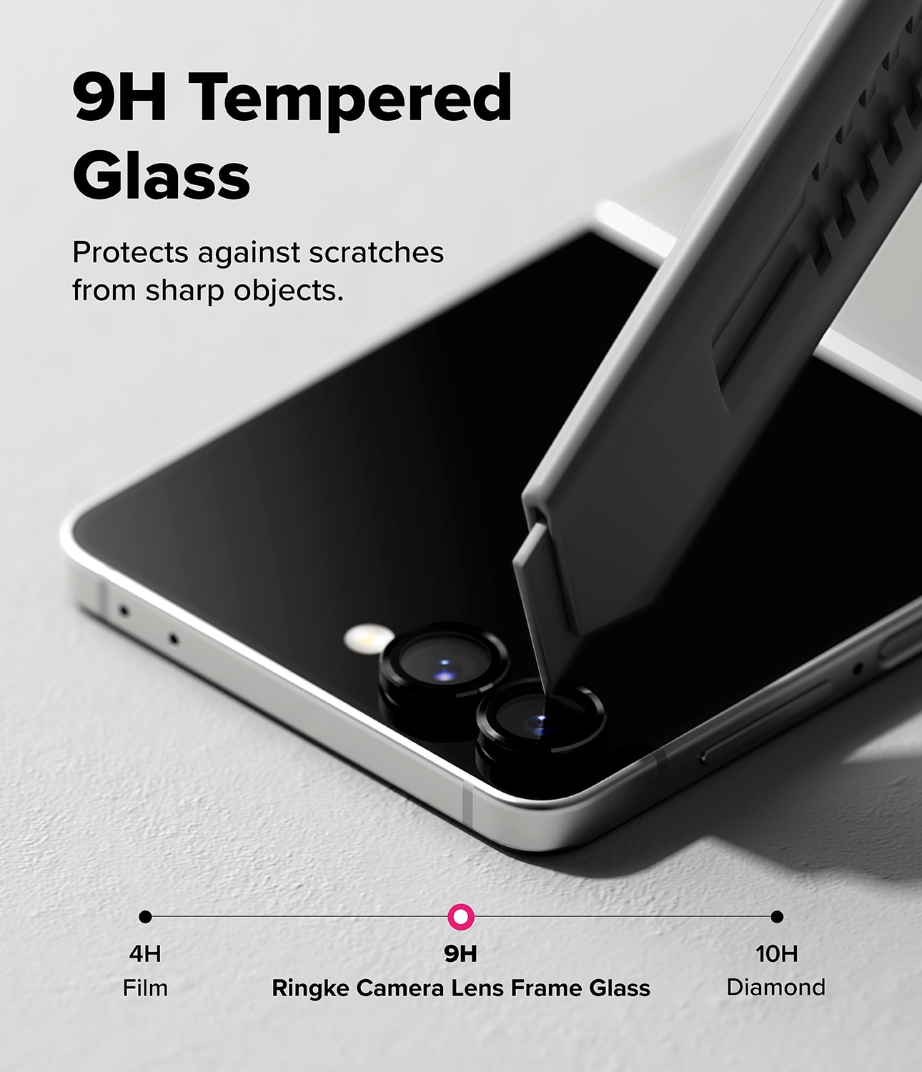 Camera Lens Frame Glass (2 Stück) Samsung Galaxy Z Flip 7 Black