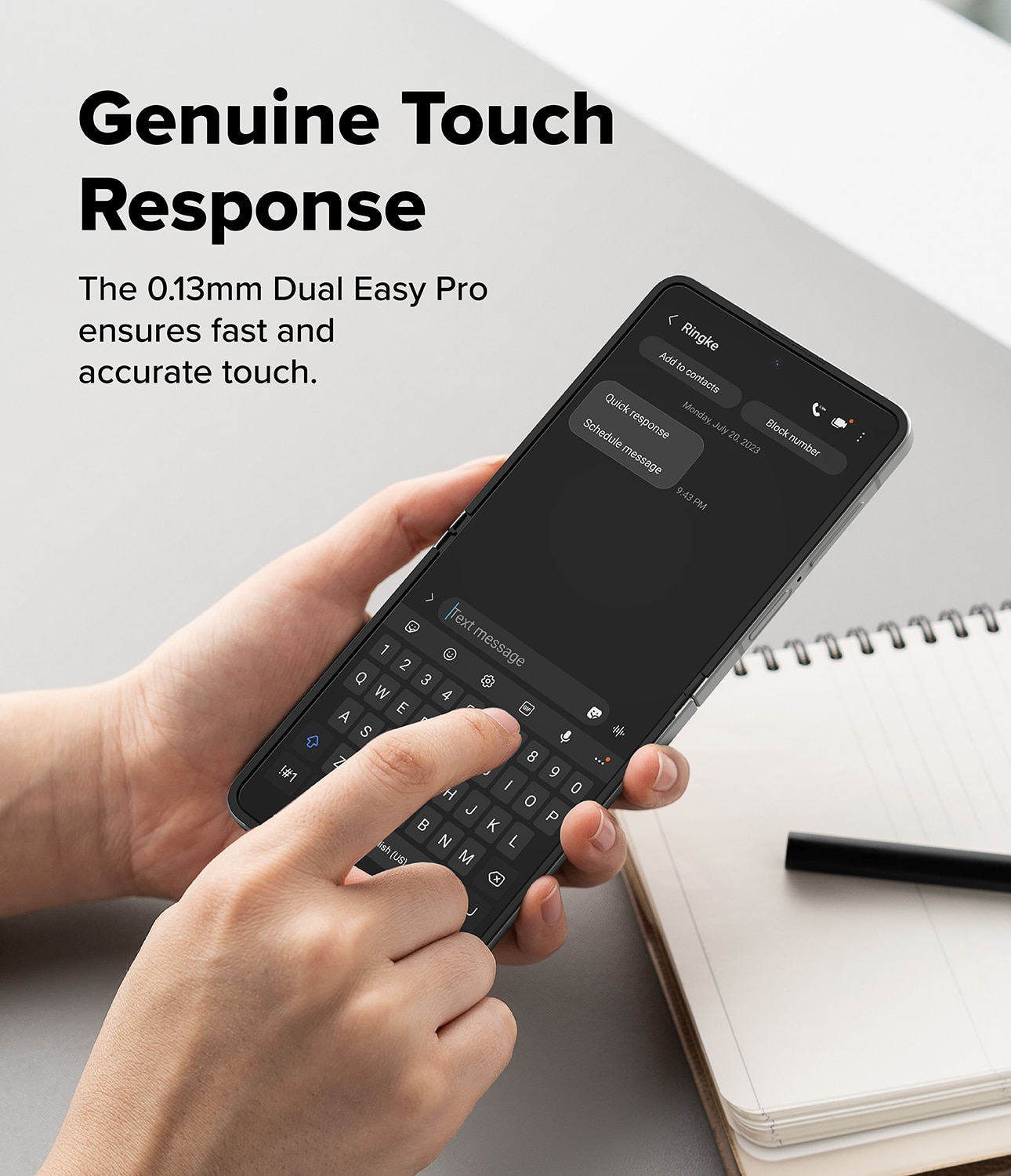 Dual Easy Pro Screen Protector (2 Stück) Samsung Galaxy Z Flip 7