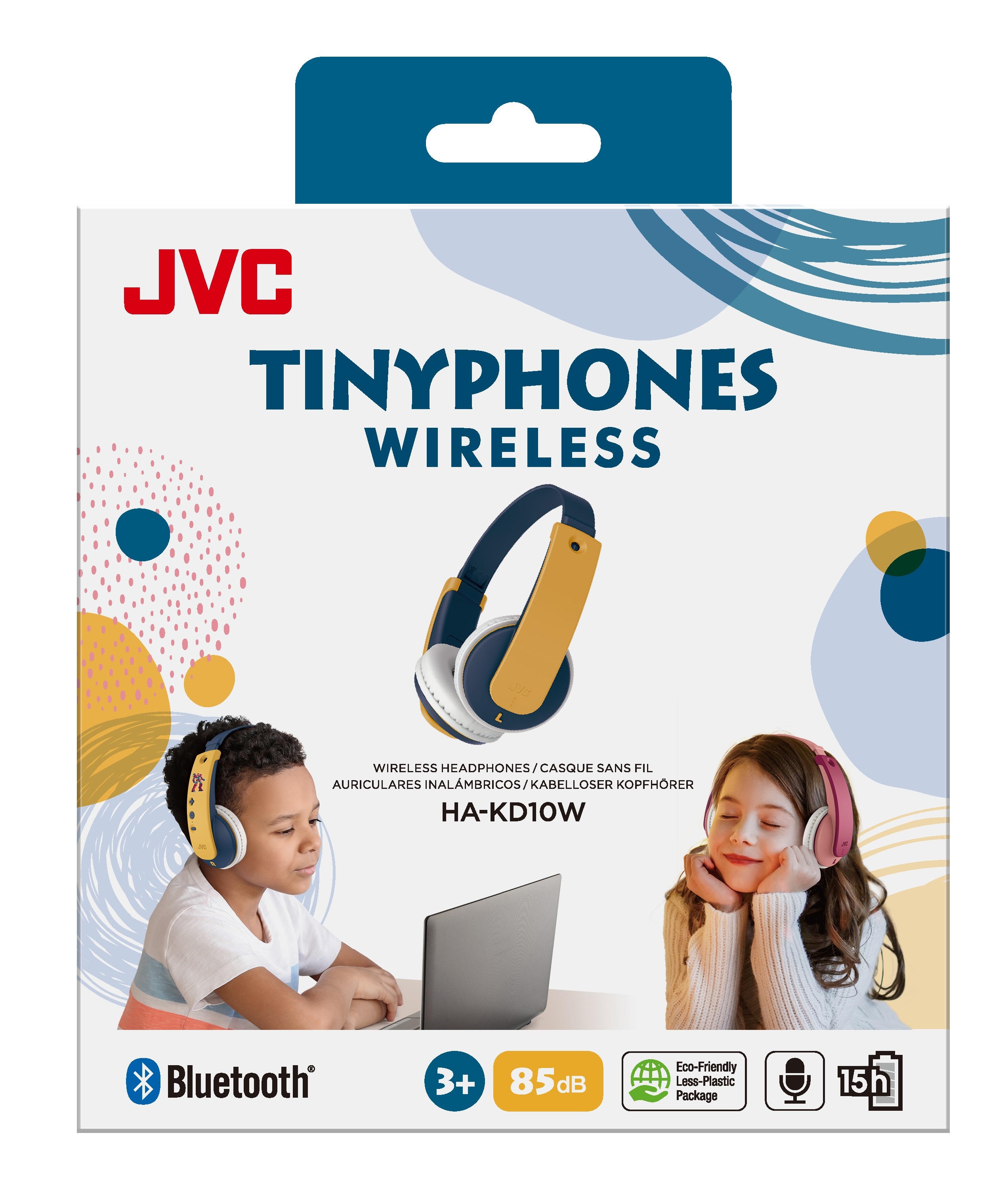 Tinyphones On-Ear Wireless Kinderkopfhörer, gelb