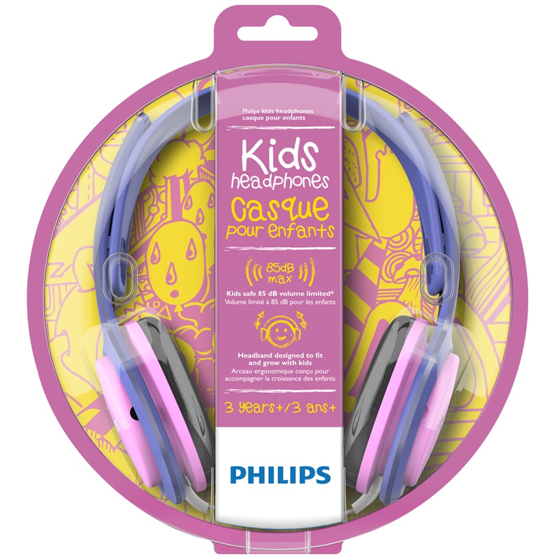SHK2000 On-Ear -Kinderkopfhörer, rosa/lila