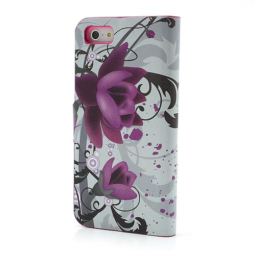 iPhone 5/5S/SE Handy Kartenhalter Flowers