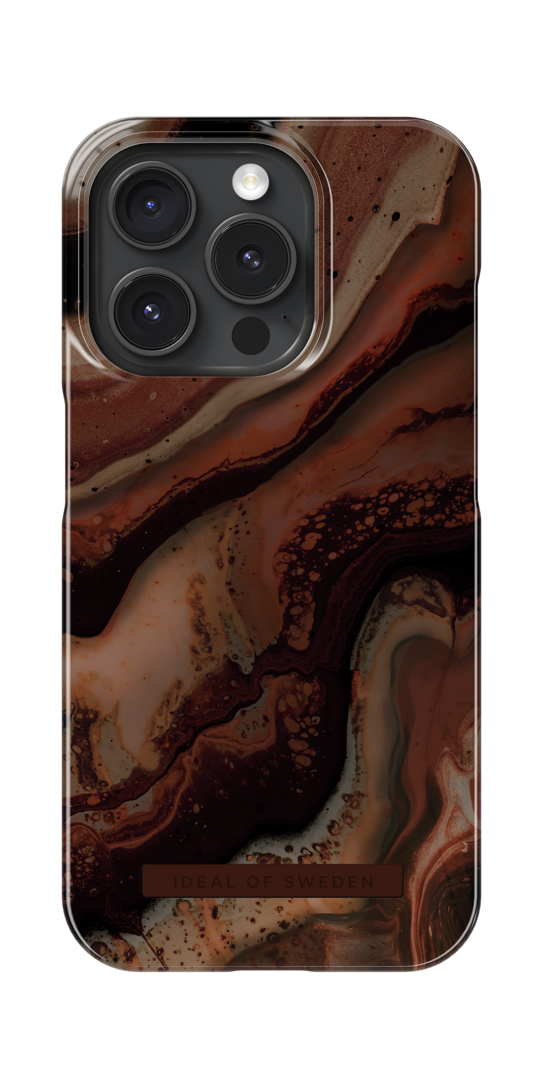 Fashion Hülle iPhone 15 Pro Max Dark Amber Marble