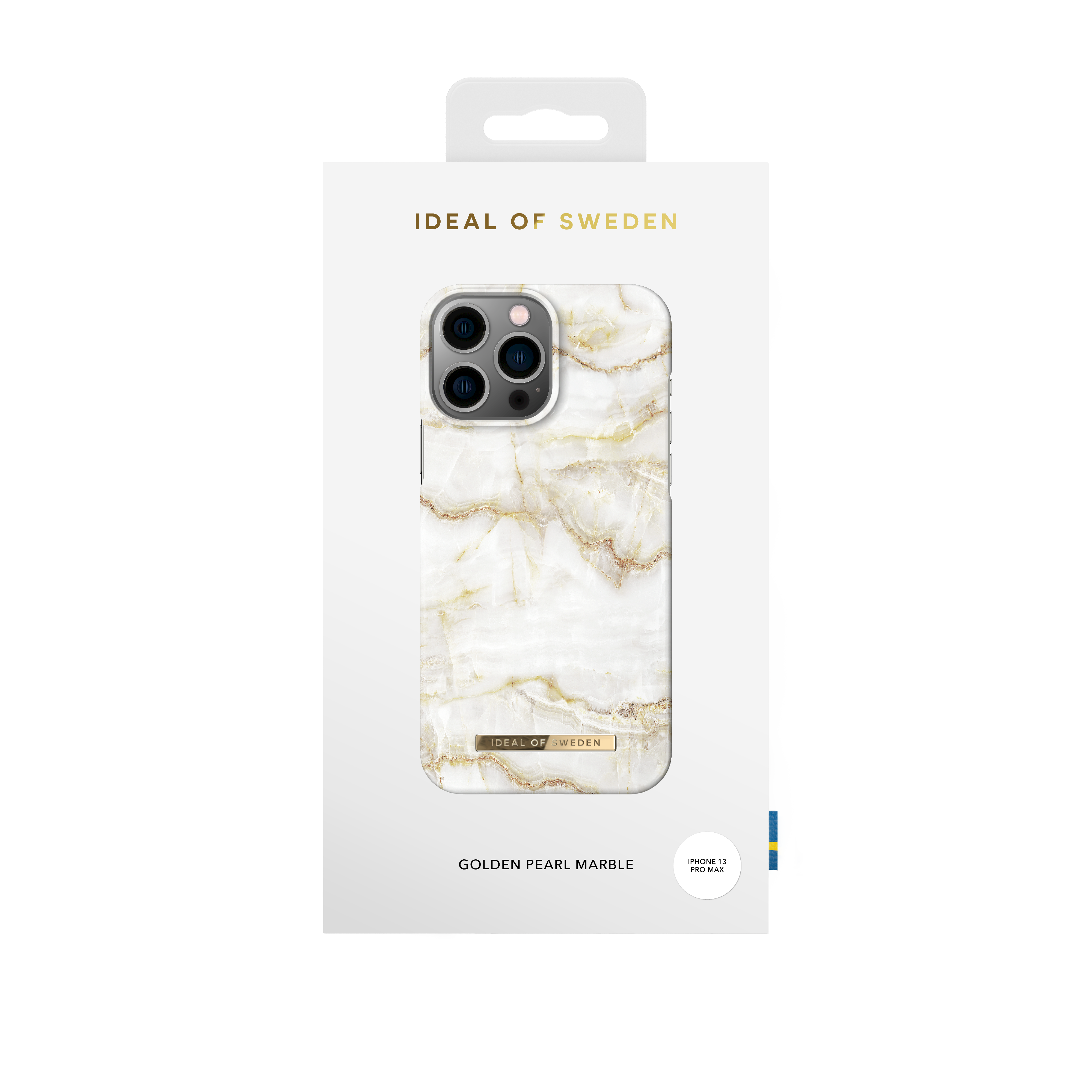 Fashion Case iPhone 13 Pro Max Golden Pearl Marble