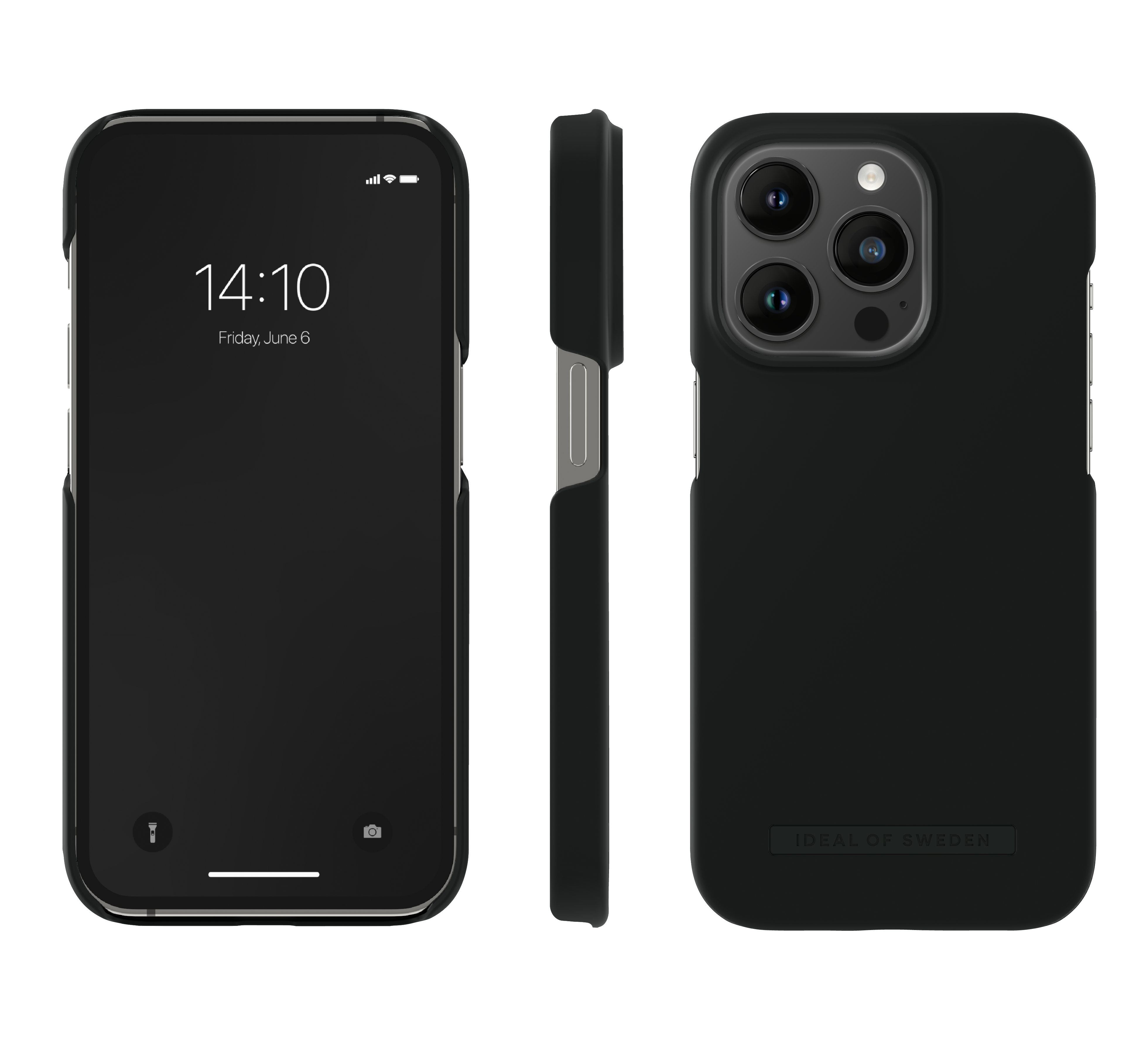 Seamless Hülle iPhone 14 Pro Coal Black