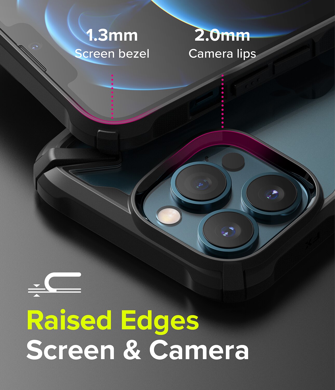 Fusion X Case Apple iPhone 13 Pro Max Schwarz