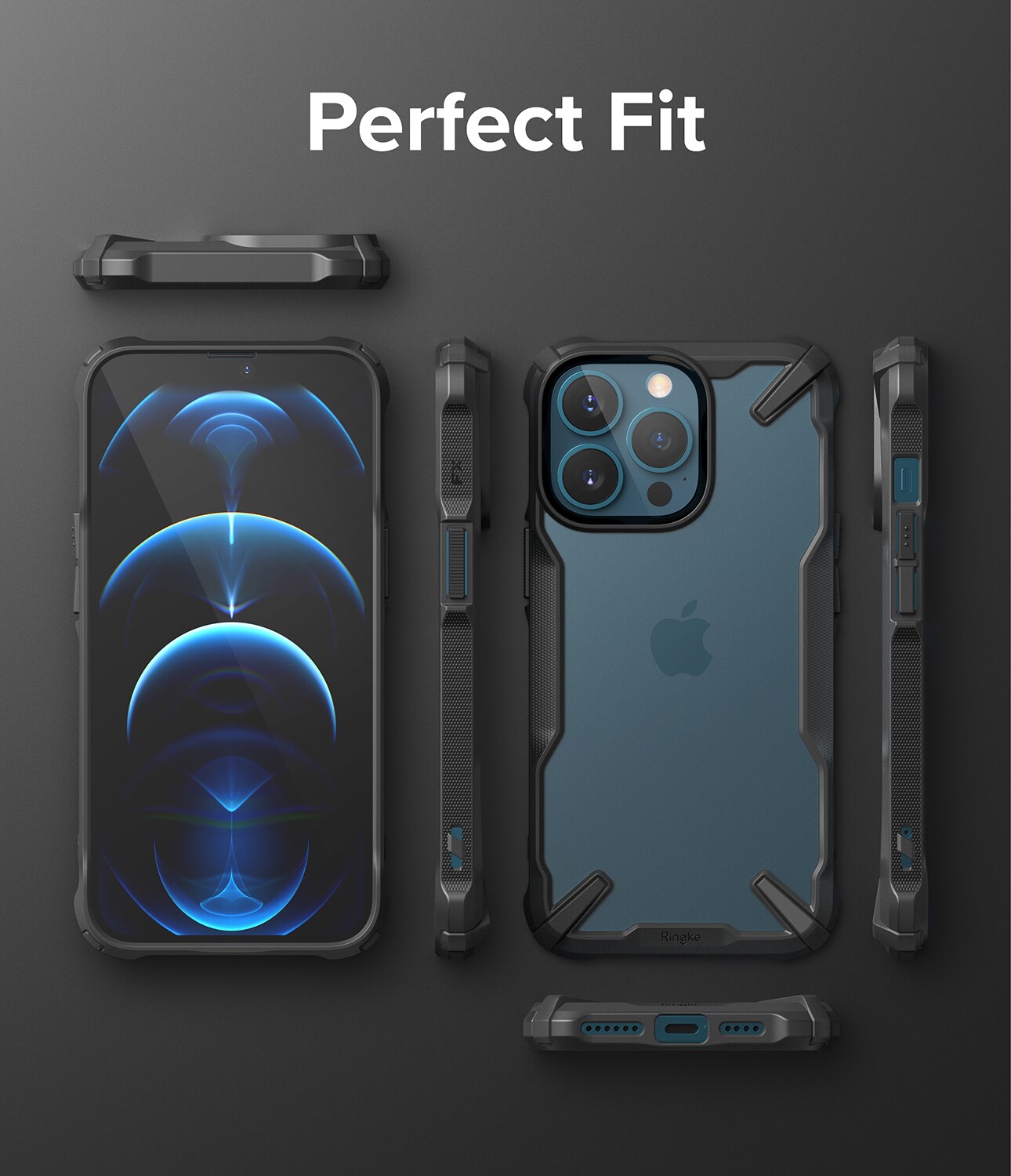 Fusion X Case Apple iPhone 13 Pro Max Schwarz