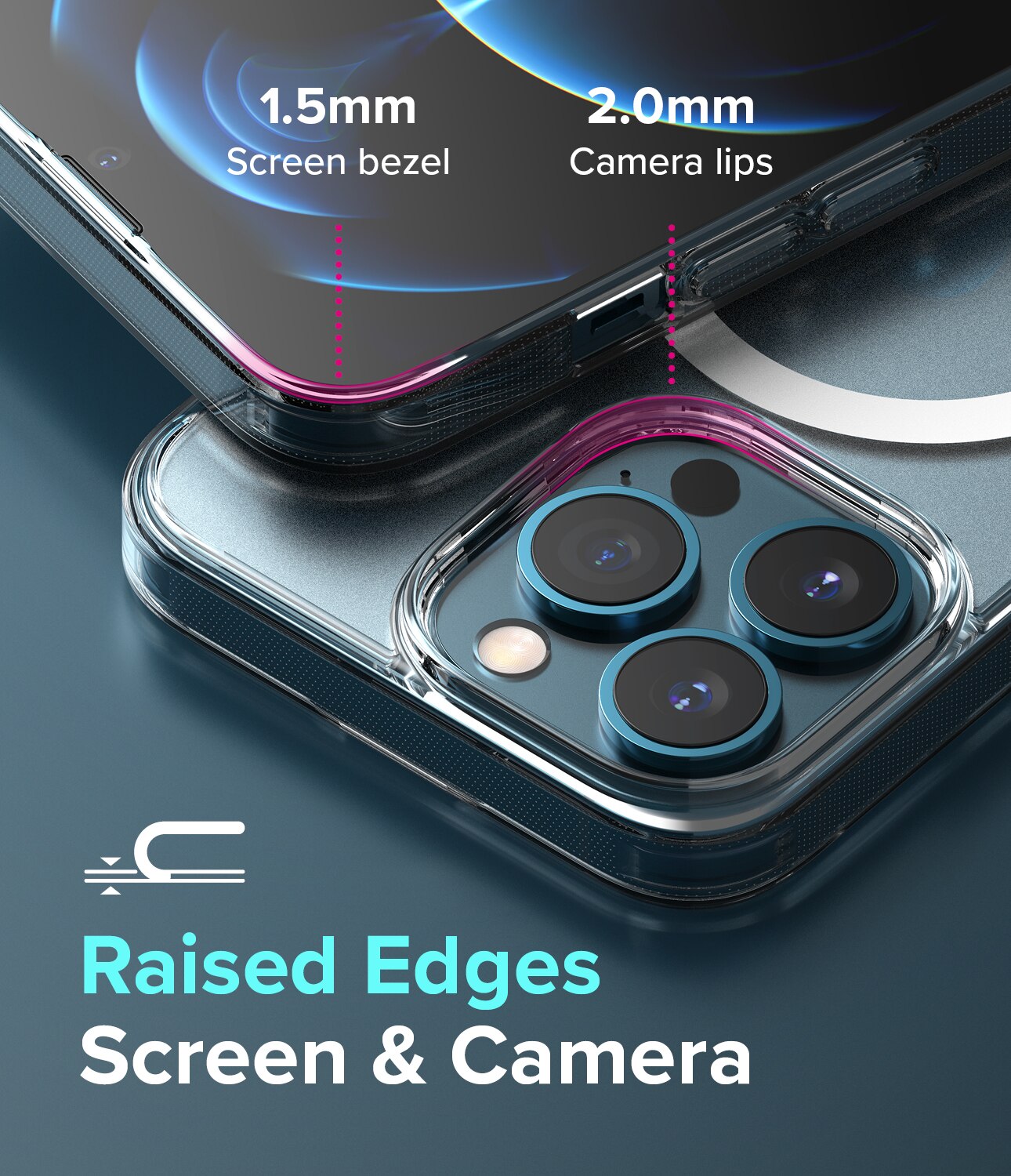 Fusion Magnetic Case Apple iPhone 13 Pro Max  Transparent