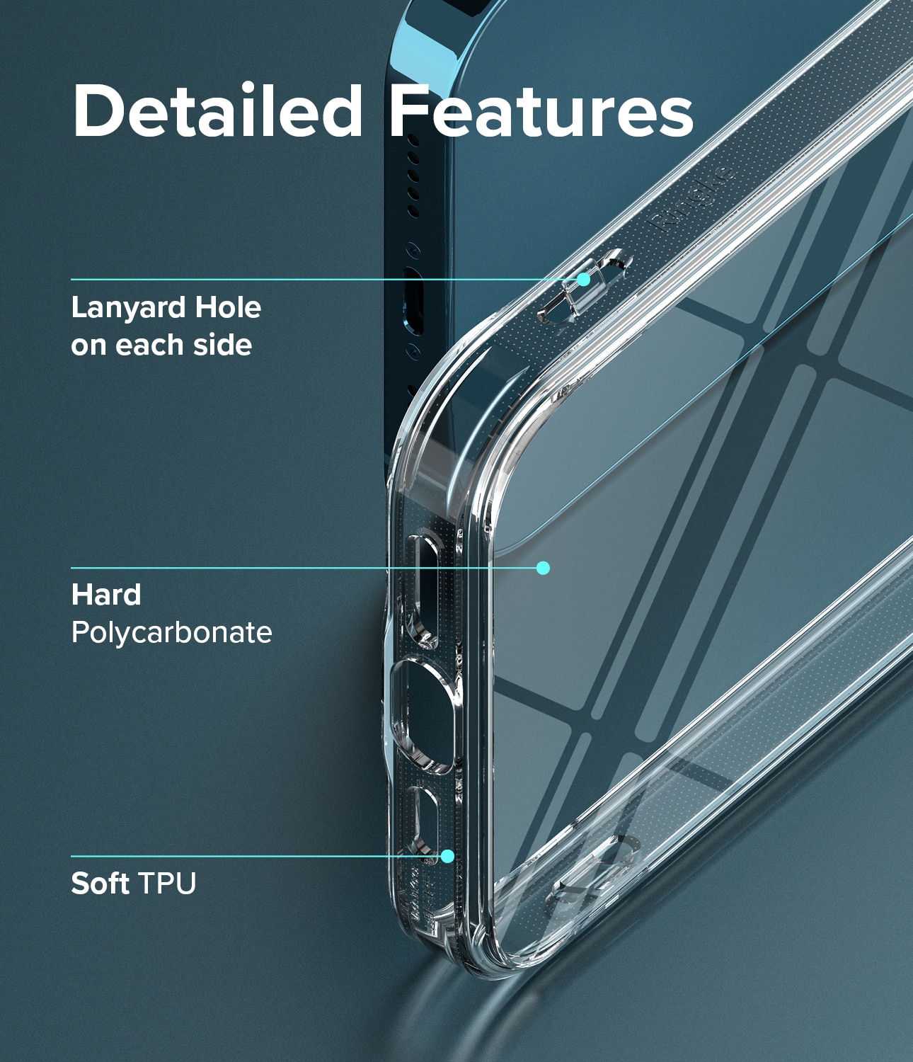 Fusion Case iPhone 13 Pro Transparent