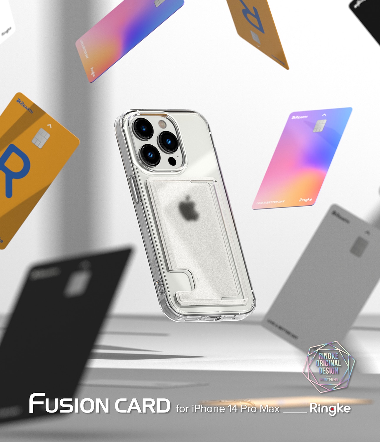Fusion Card Case iPhone 14 Pro Max Clear