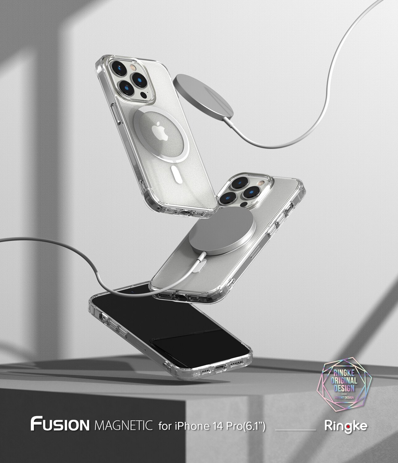 Fusion Magnetic Case iPhone 14 Pro  Transparent