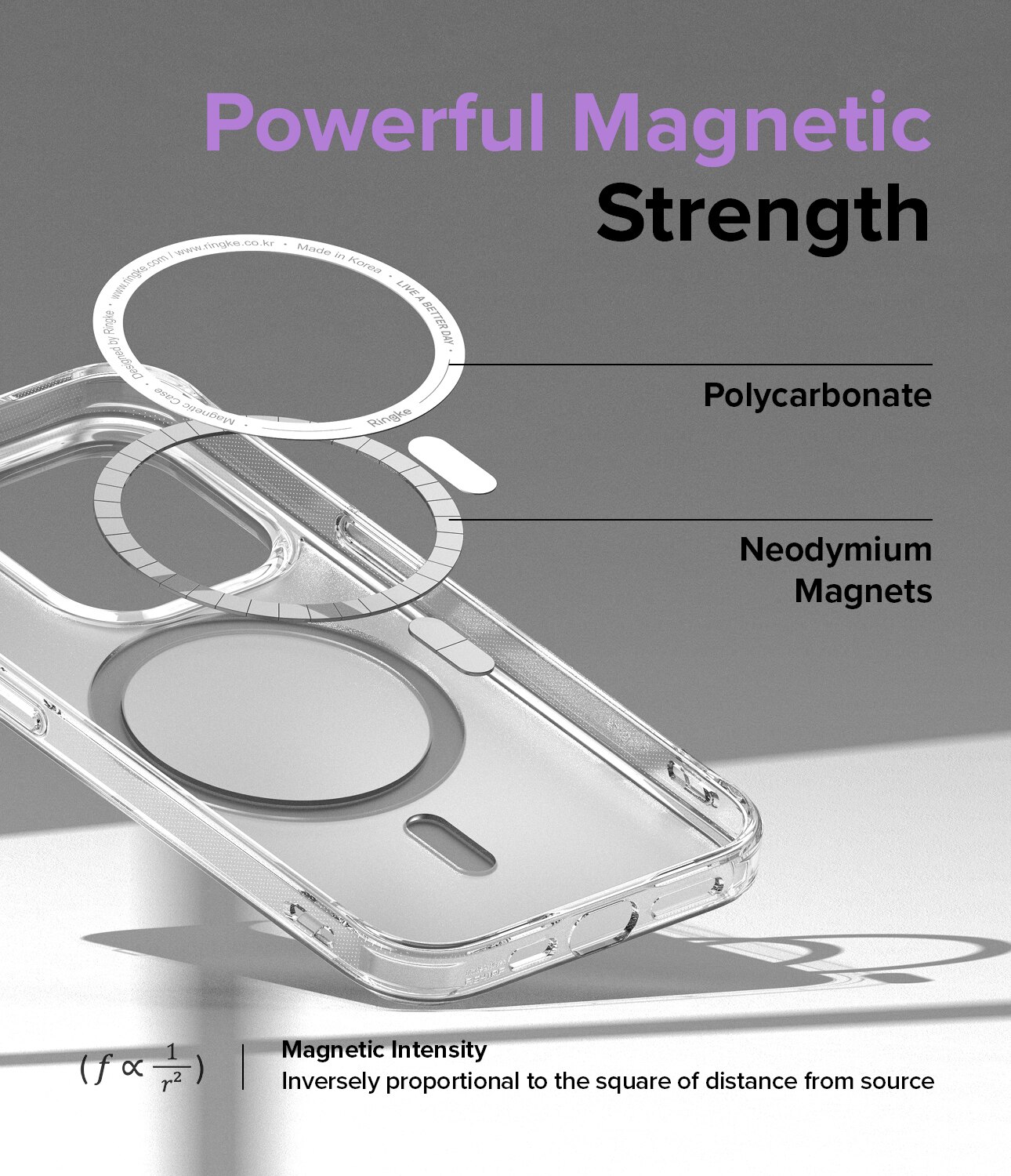 Fusion Magnetic Case iPhone 14 Pro  Transparent
