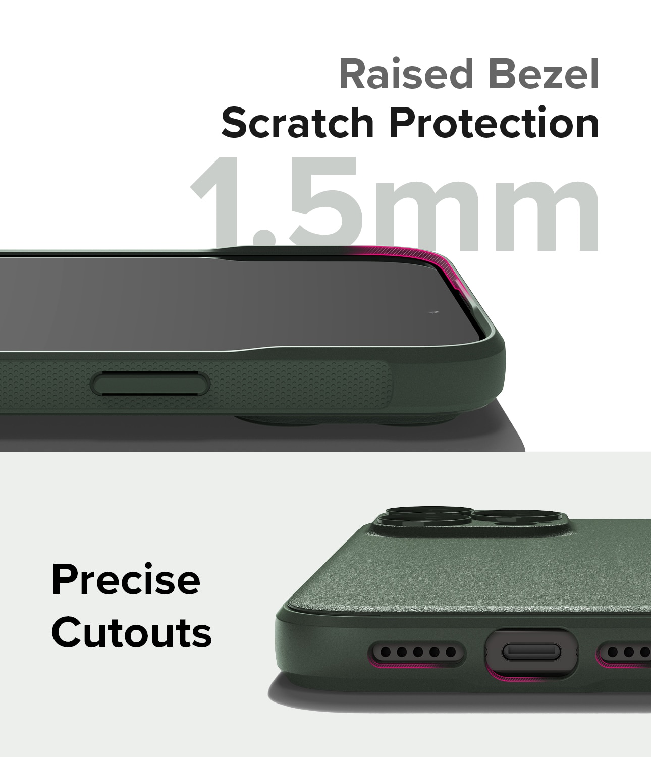 Onyx Magnetic Case iPhone 15 Pro Max Dark Green