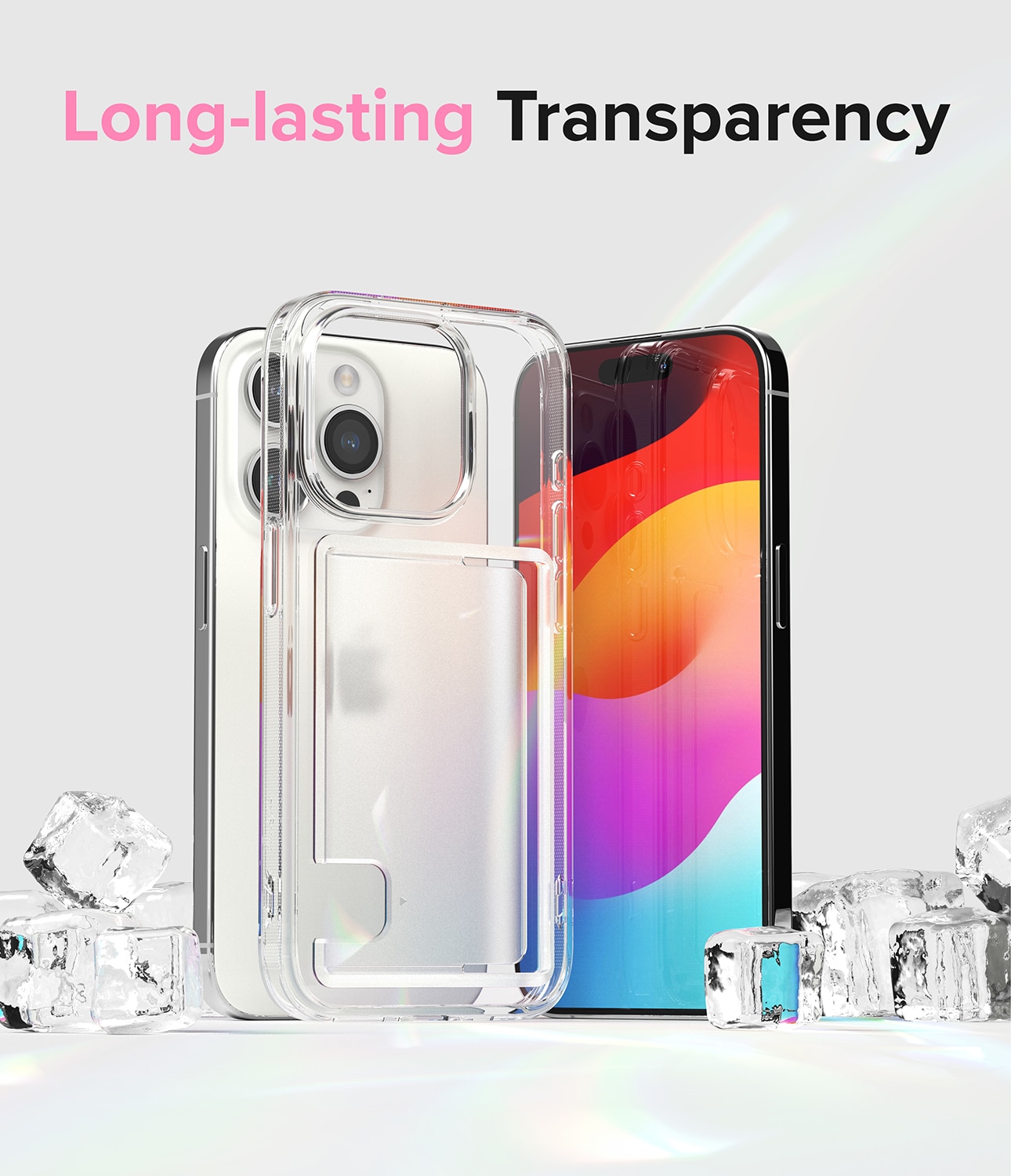 Fusion Card Case iPhone 15 Pro Clear