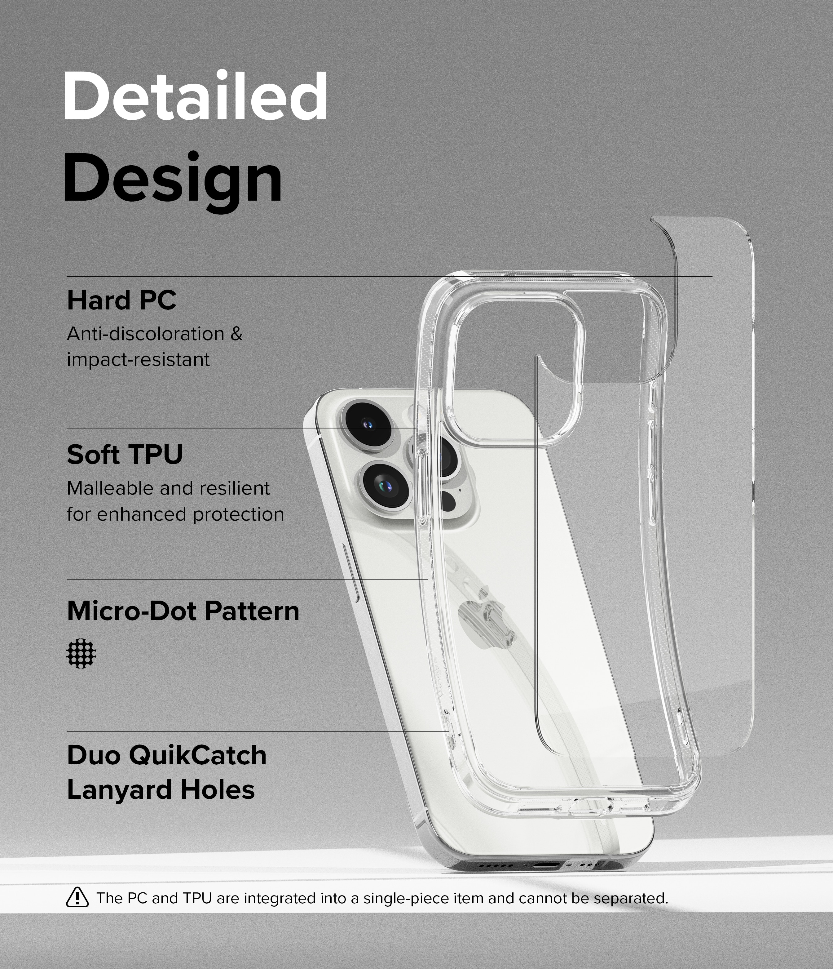 Fusion Case iPhone 15 Pro Clear