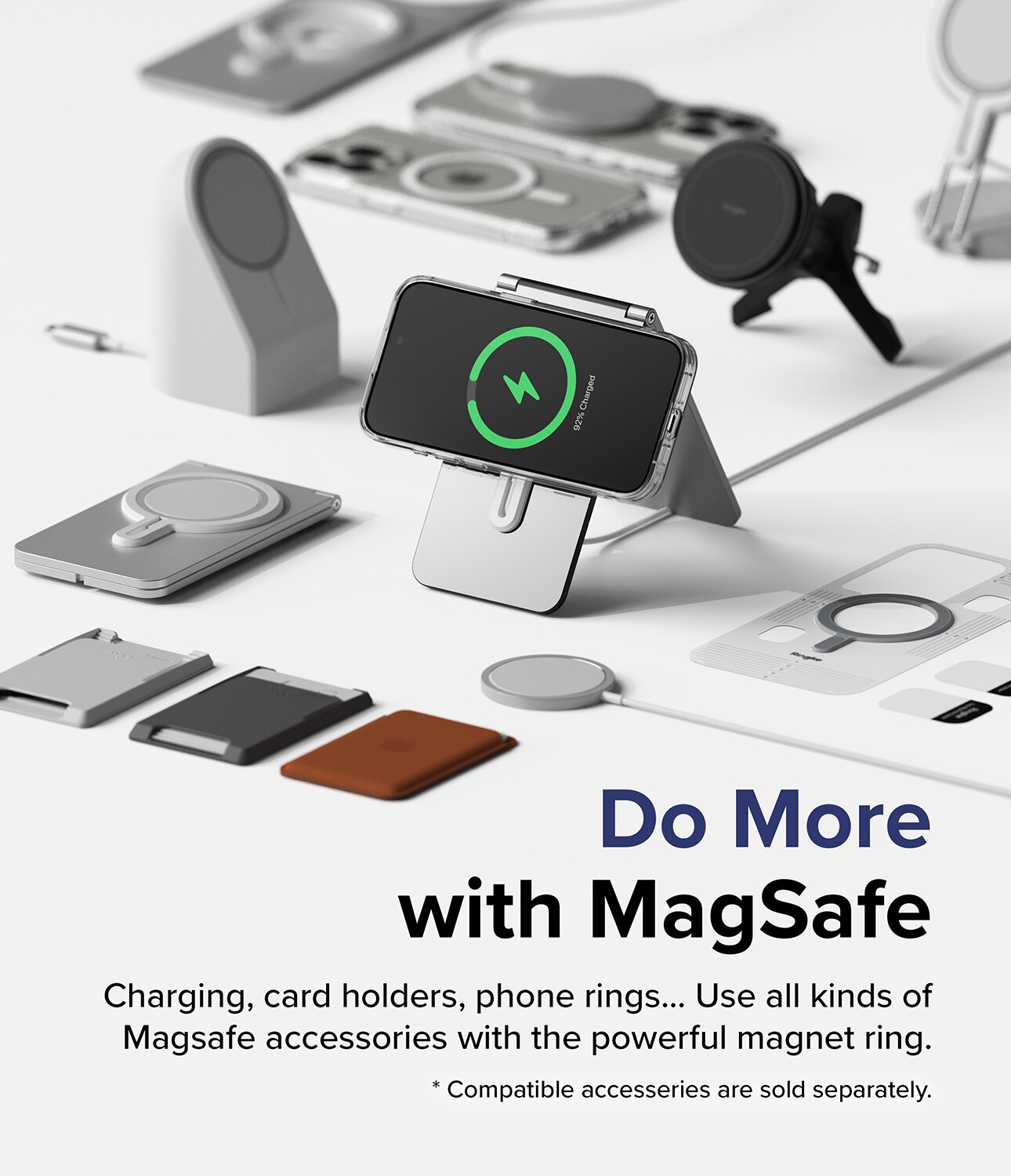 Fusion Magnetic Case iPhone 15 Pro  Transparent
