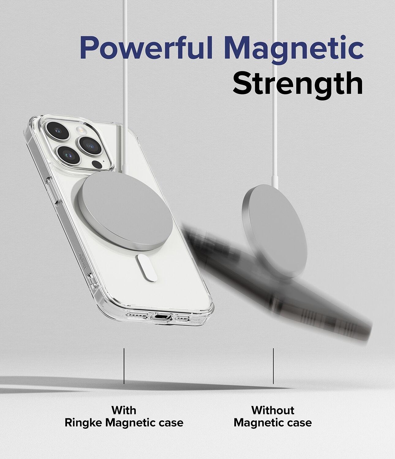 Fusion Magnetic Case iPhone 15 Pro  Transparent