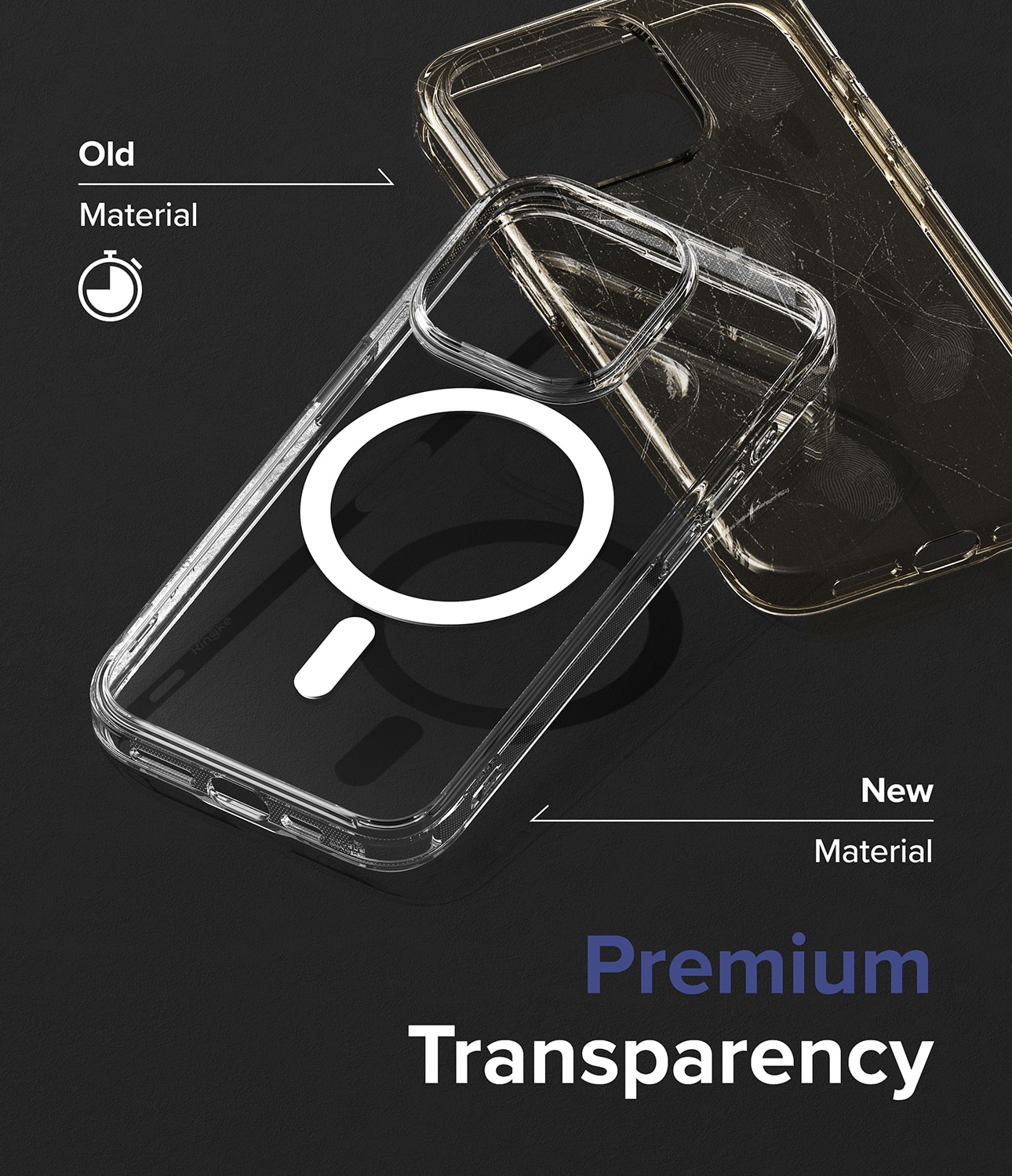 Fusion Magnetic Case iPhone 15 Pro  Transparent